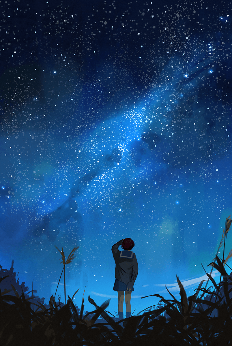 804x1200 Tła z anime. Sky anime, Sky aesthetic, Anime scenery