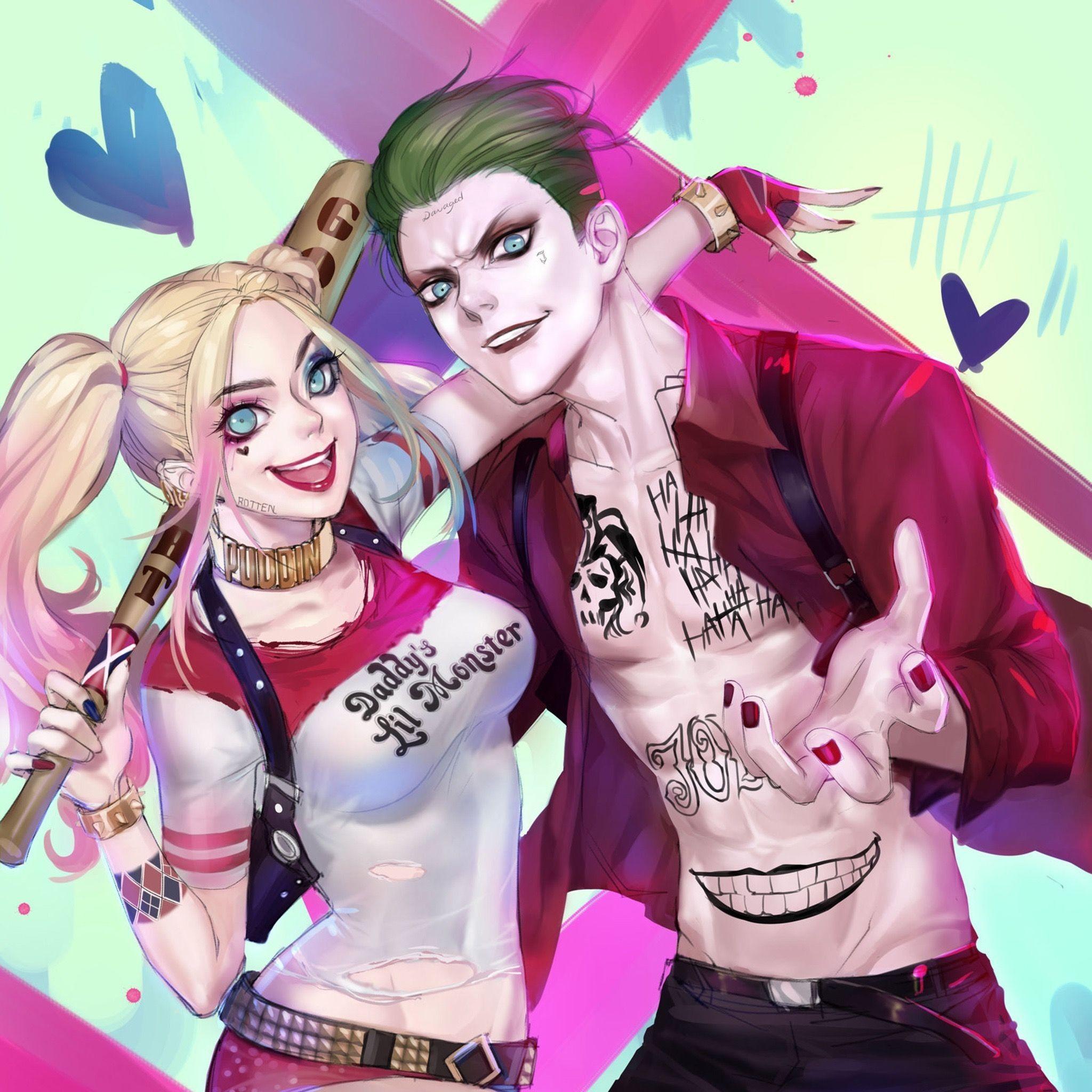 Joker and Harley Quinn Suicide Squad Wallpapers - Top Free Joker and ...