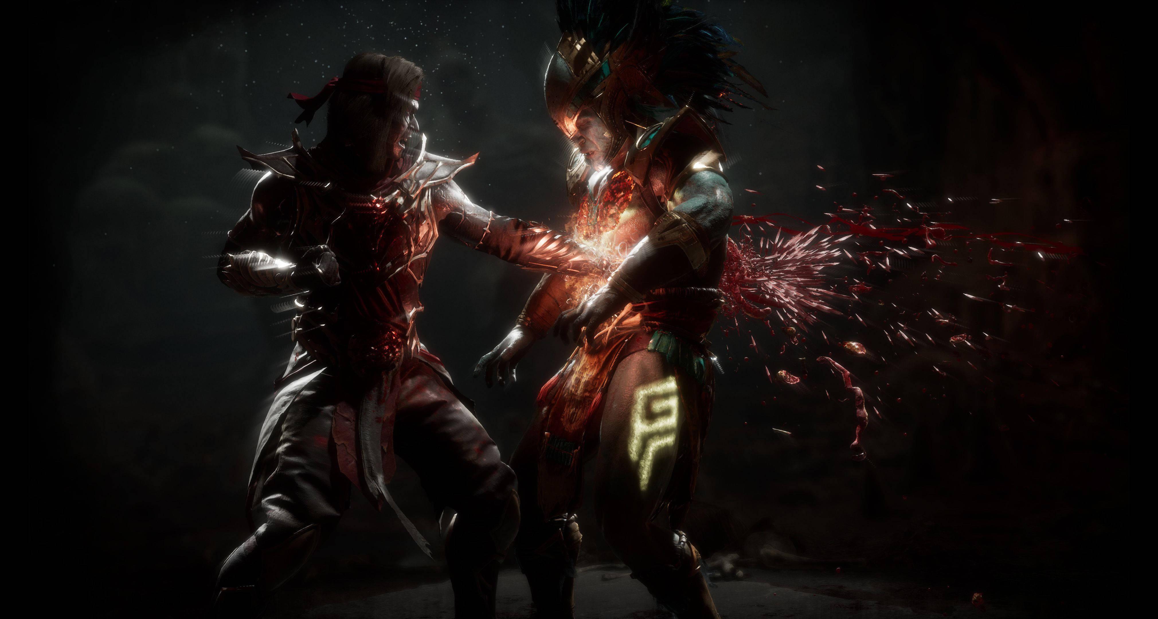 4040x2160 Download Mortal Kombat 11 Bloody Fight Wallpaper