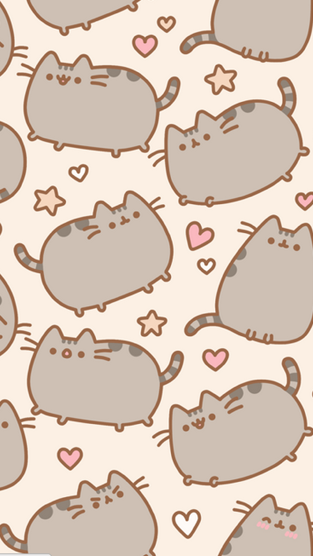 1080x1920 Cute Pusheen Background Free download