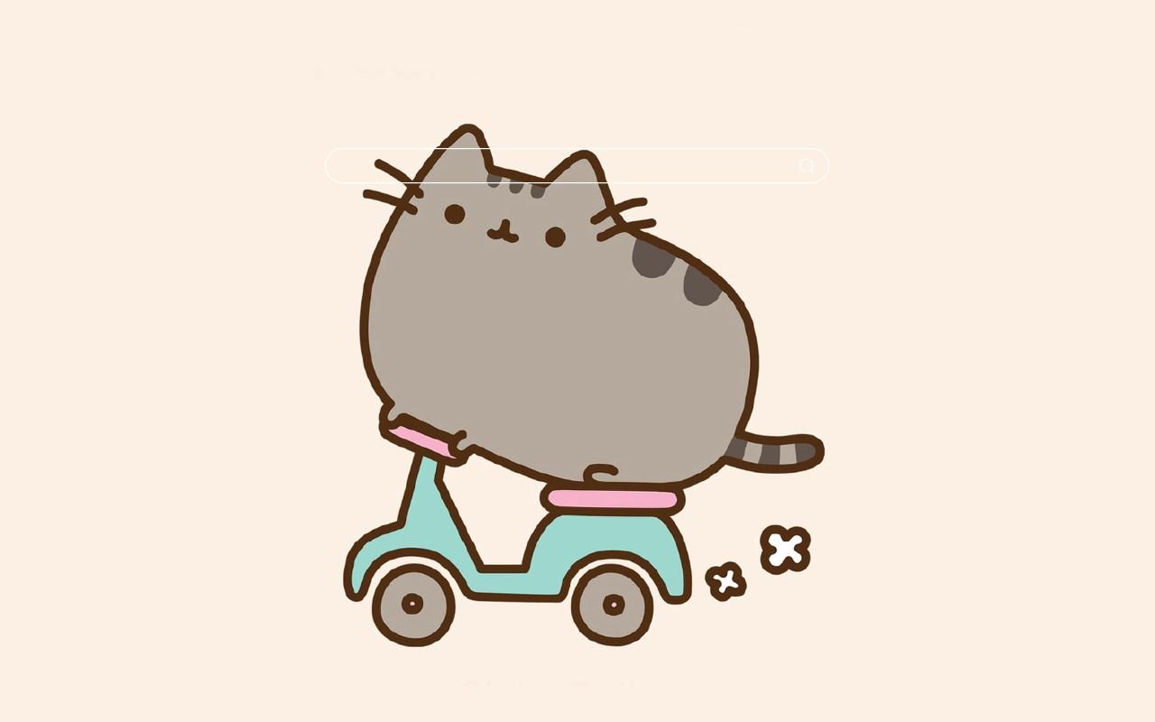 1280x800 Pusheen HD Wallpaper New Tab Theme Edge Addons