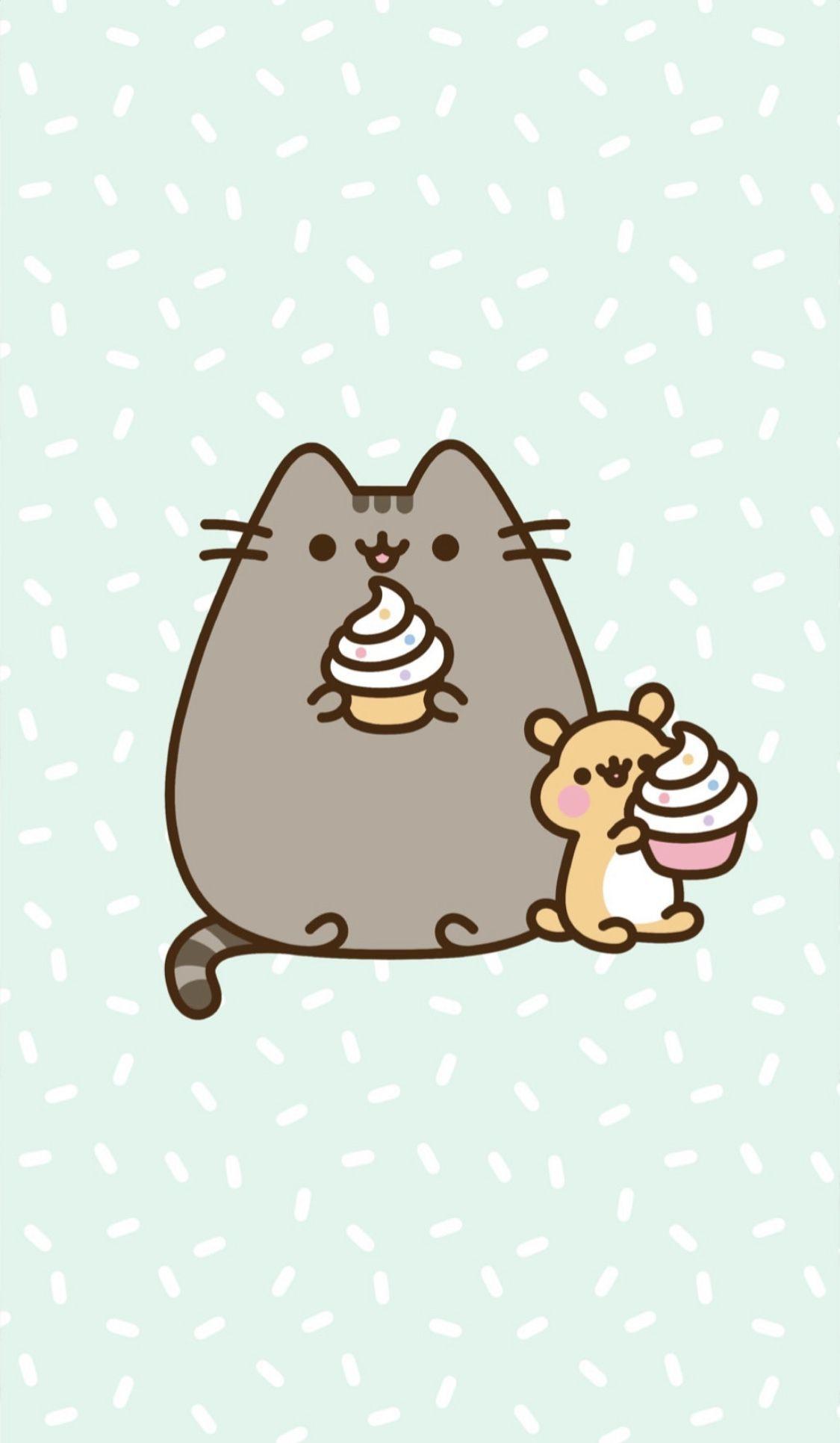 1125x1932 Cute pusheen wallpaper for mobile phone, tablet, desktop computer and other devices HD and 4K wallpaper. Pusheen cute, Wallpaper iphone cute, Pusheen cat