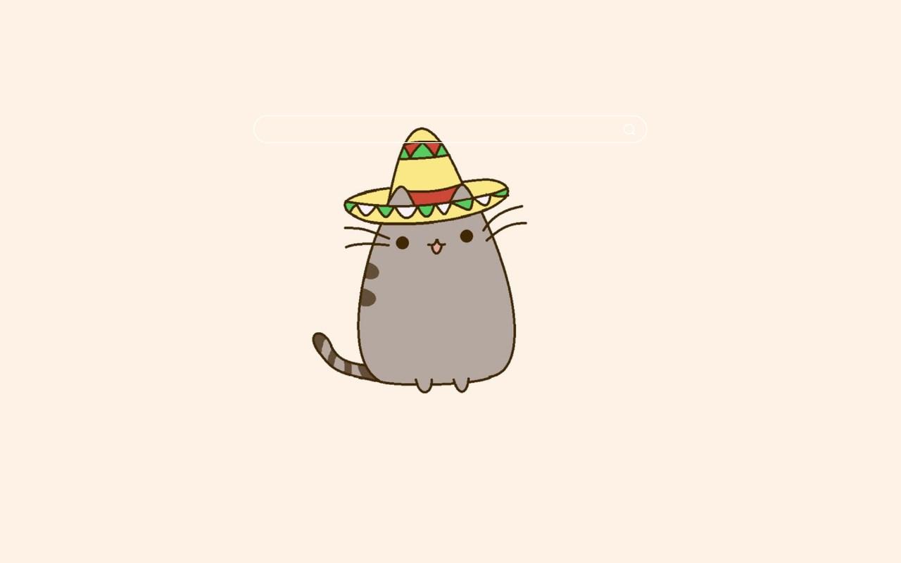1280x800 Pusheen HD Wallpaper New Tab Theme Edge Addons
