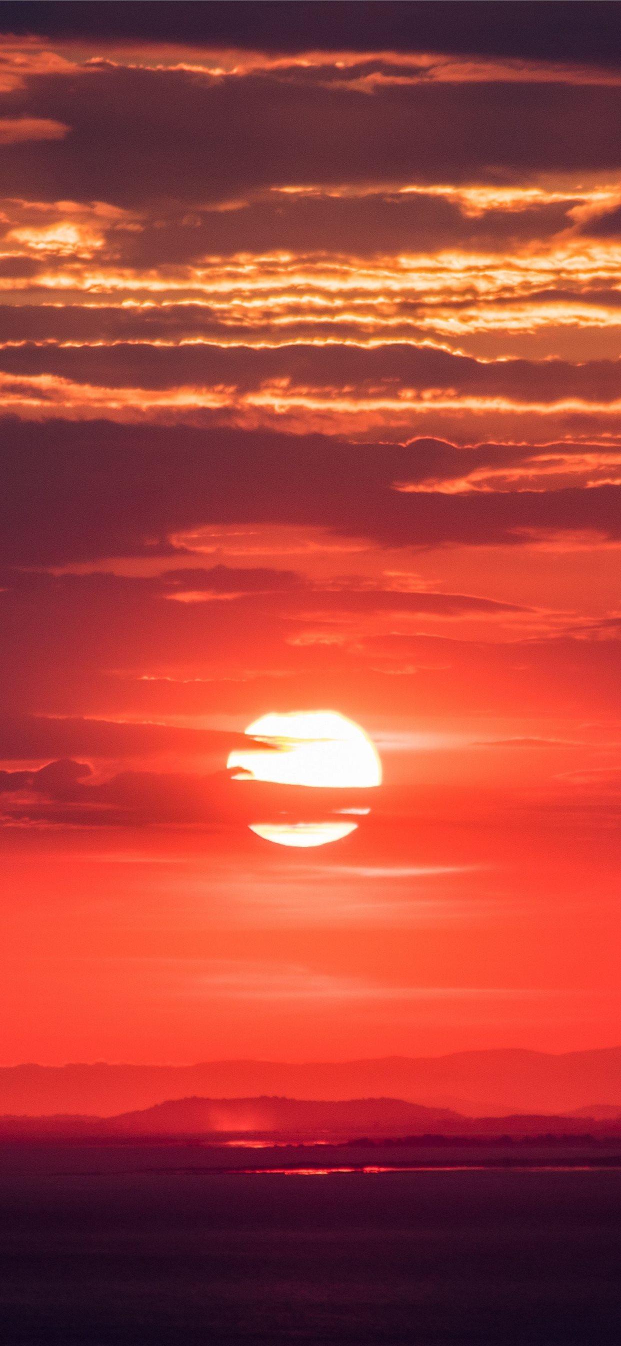 1242x2688 Nature sun sunset sky HD 4k background for android iPhone X Wallpaper Free Download