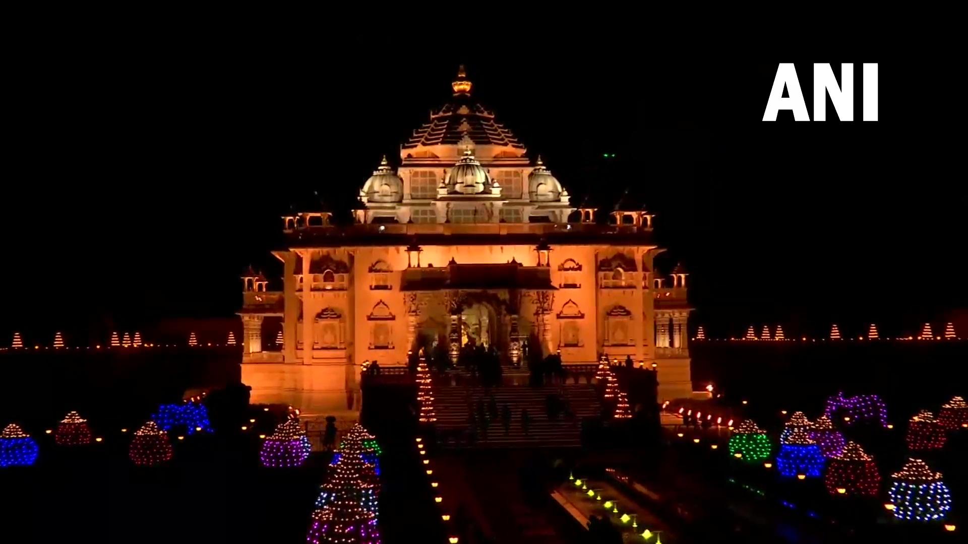1920x1080 From Chhatrapati Shivaji Airport to Akshardham Temple, India Lights Up to Celebrate Diwali