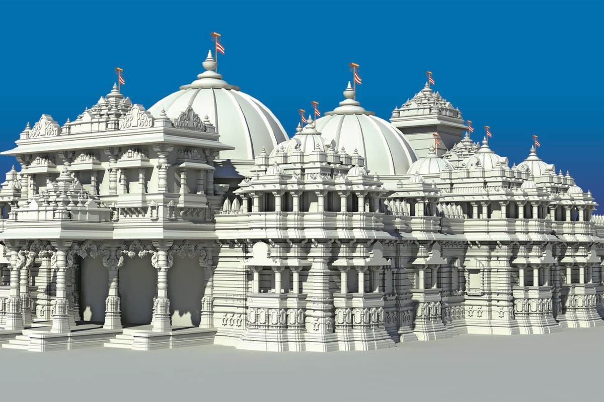 1200x800 Akshardham, New Jersey, Timings, Photo, History