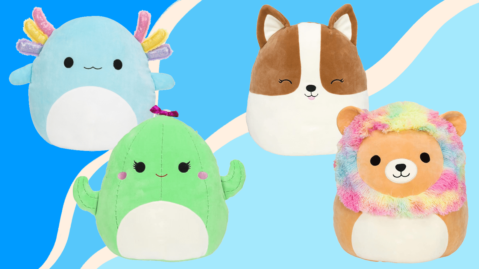 1600x900 Where to buy Squishmallows: Cow, axolotl, frog, dinosaur, Disney and more
