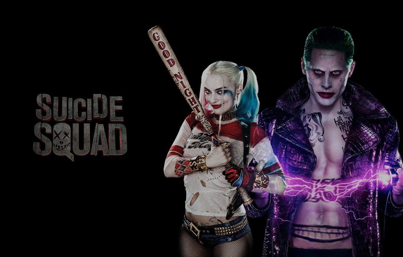 1332x850 Wallpaper heroes, joker, dc comics, harley quinn, villains