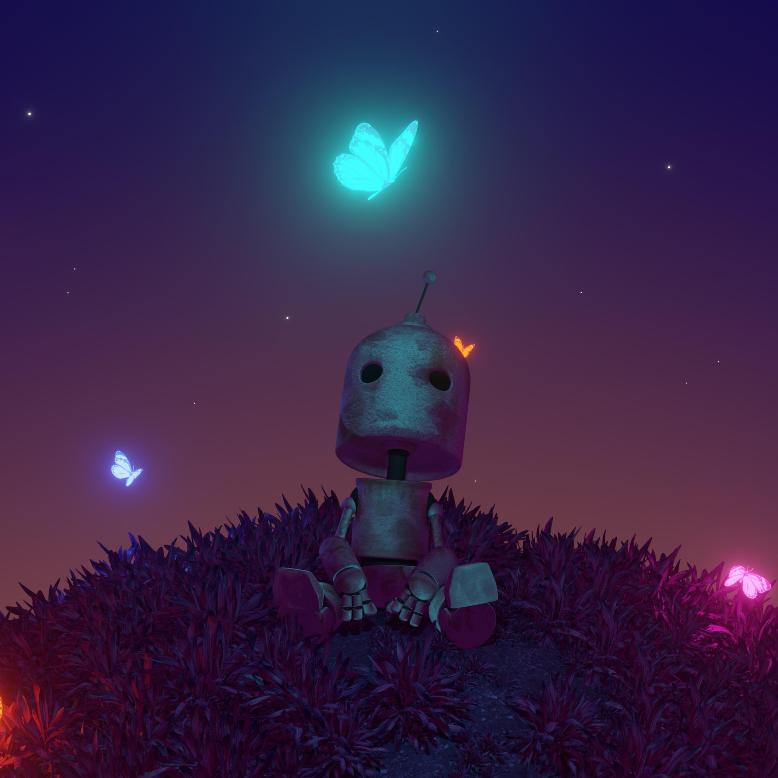 2560x2560 Alone Wallpaper 4K, Lonely, Loneliness, Fantasy