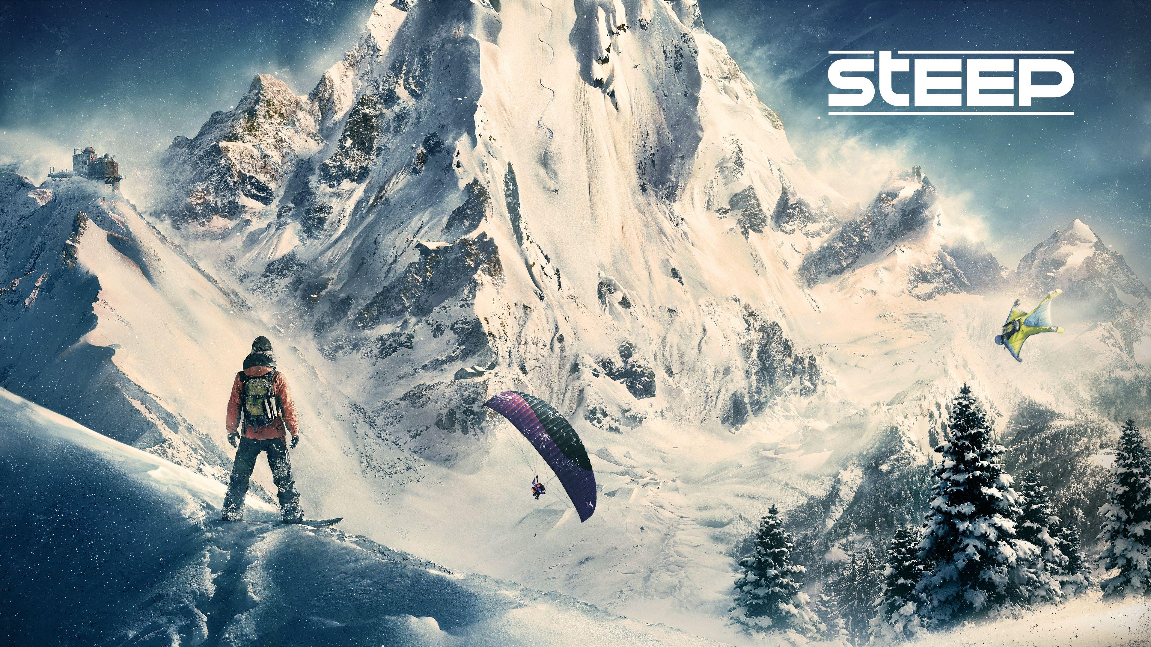 3840x2160 2016 Games, Sports game, 4K, Extreme sports, Open world, Steep Gallery HD Wallpaper