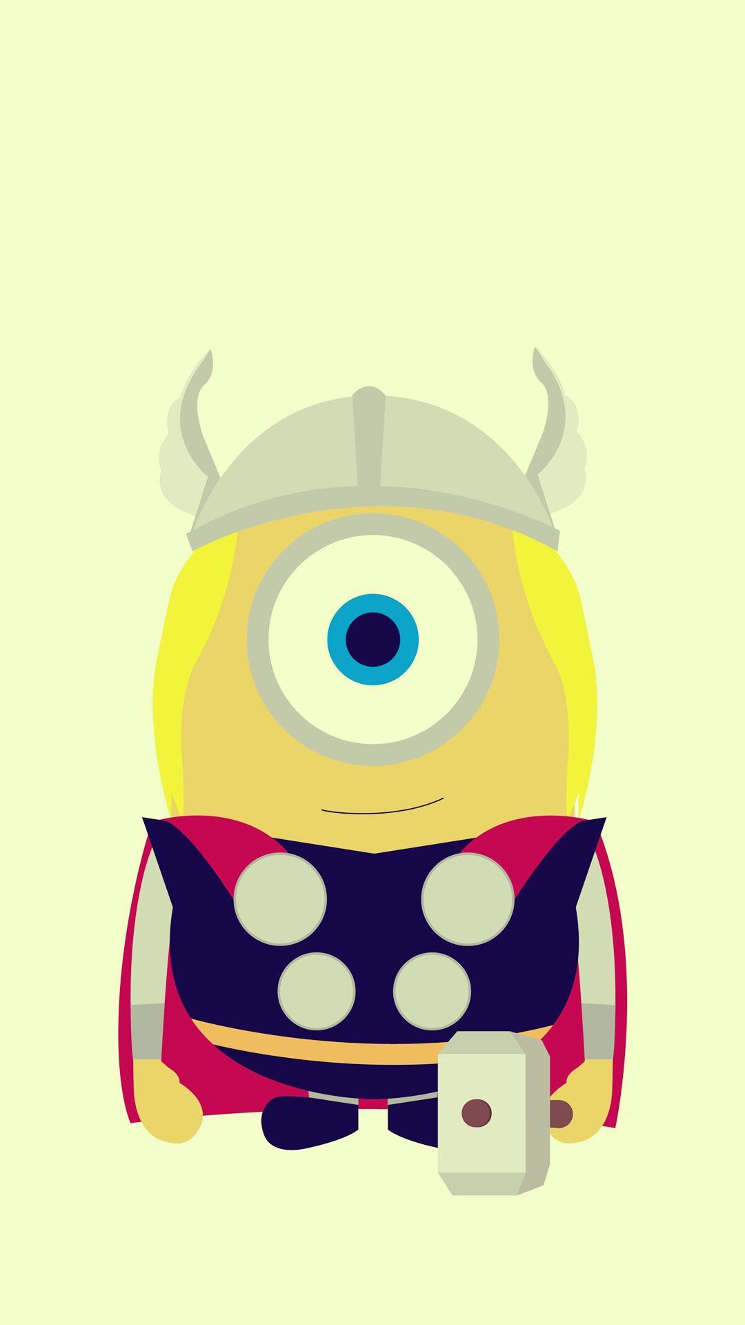 1080x1920 Funny Thor Minion Avengers iphone 6 plus wallpaper HD