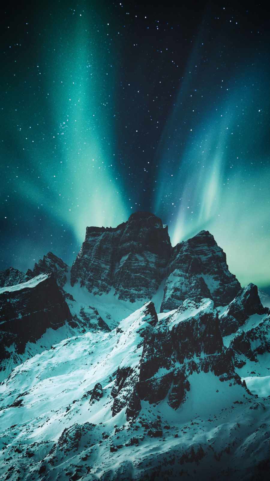 900x1600 Northern Lights Mountain IPhone Wallpaper Wallpaper : iPhone Wallpaper
