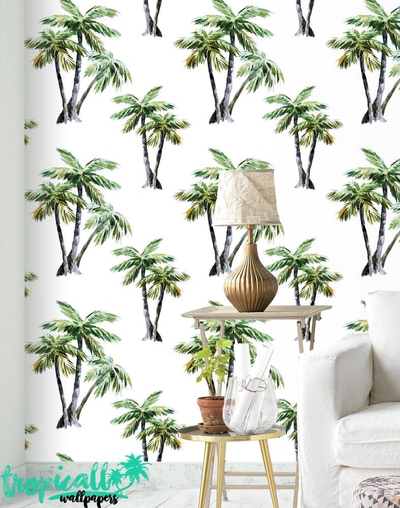 787x1000 Palm Tree Wallpaper Wallpaper Palm Tree Wallpaper Adhesive Wall Decal Peel and Stick Wall Art