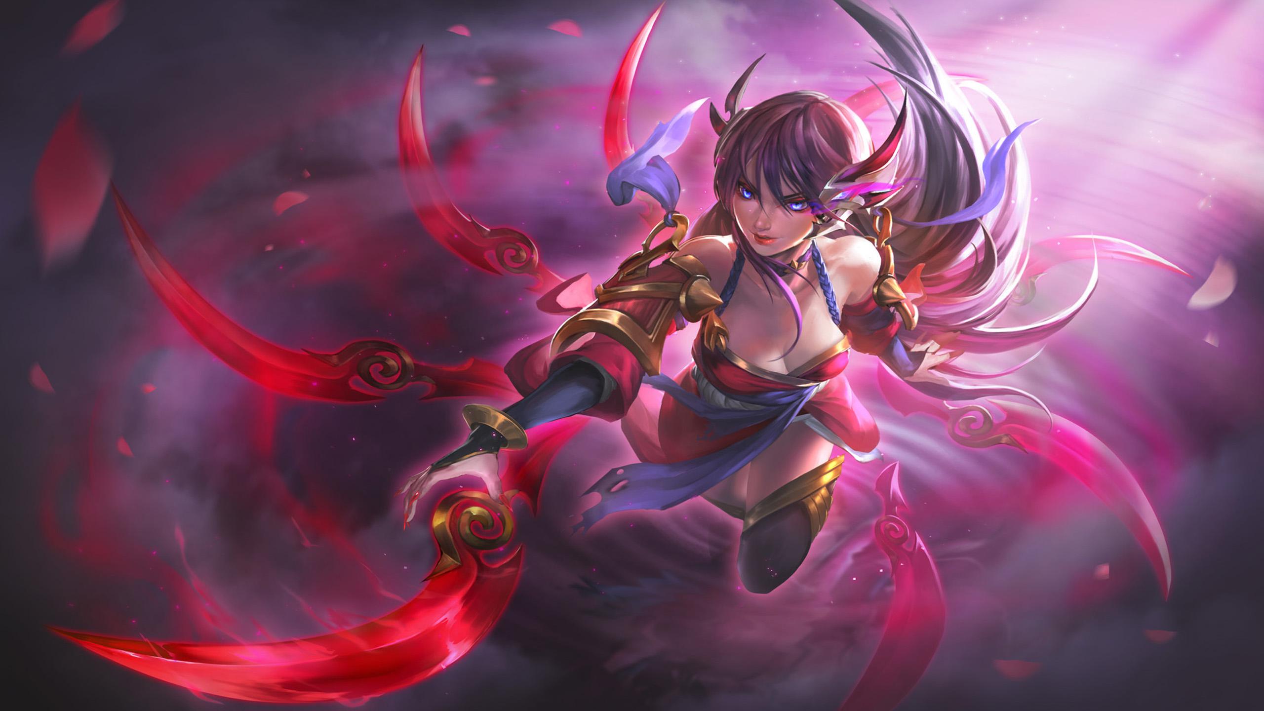 2560x1440 League Of Legends Irelia Rework Splash Art Skin 4k Ultra HD Wallpaper For Smartphone iPhone Android :