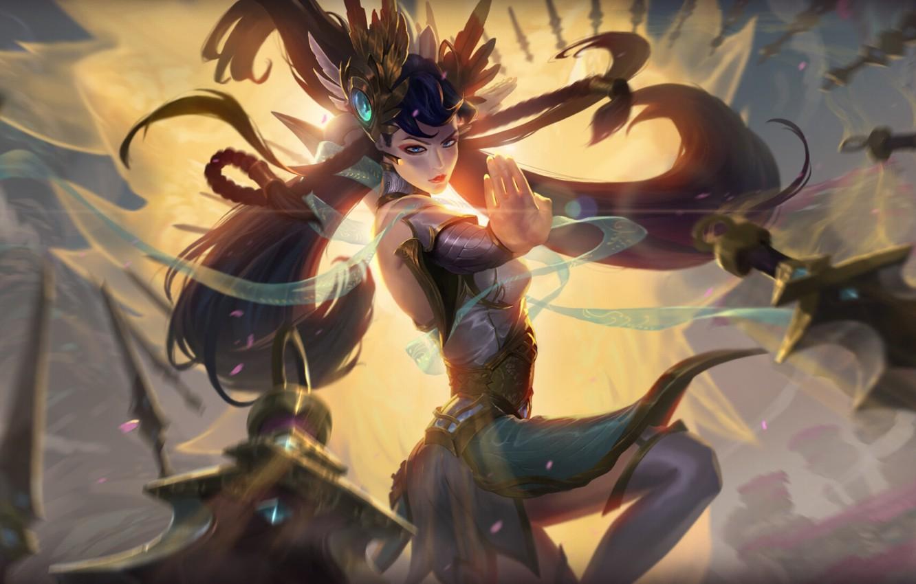 1332x850 Wallpaper girl, Irelia, League Of Legends image for desktop, section игры