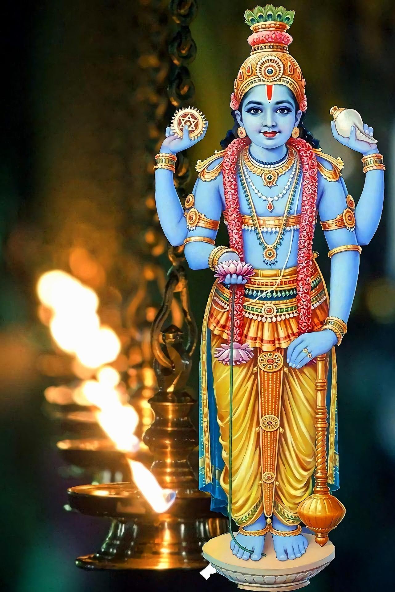 1282x1920 Vishnu Wallpaper Download