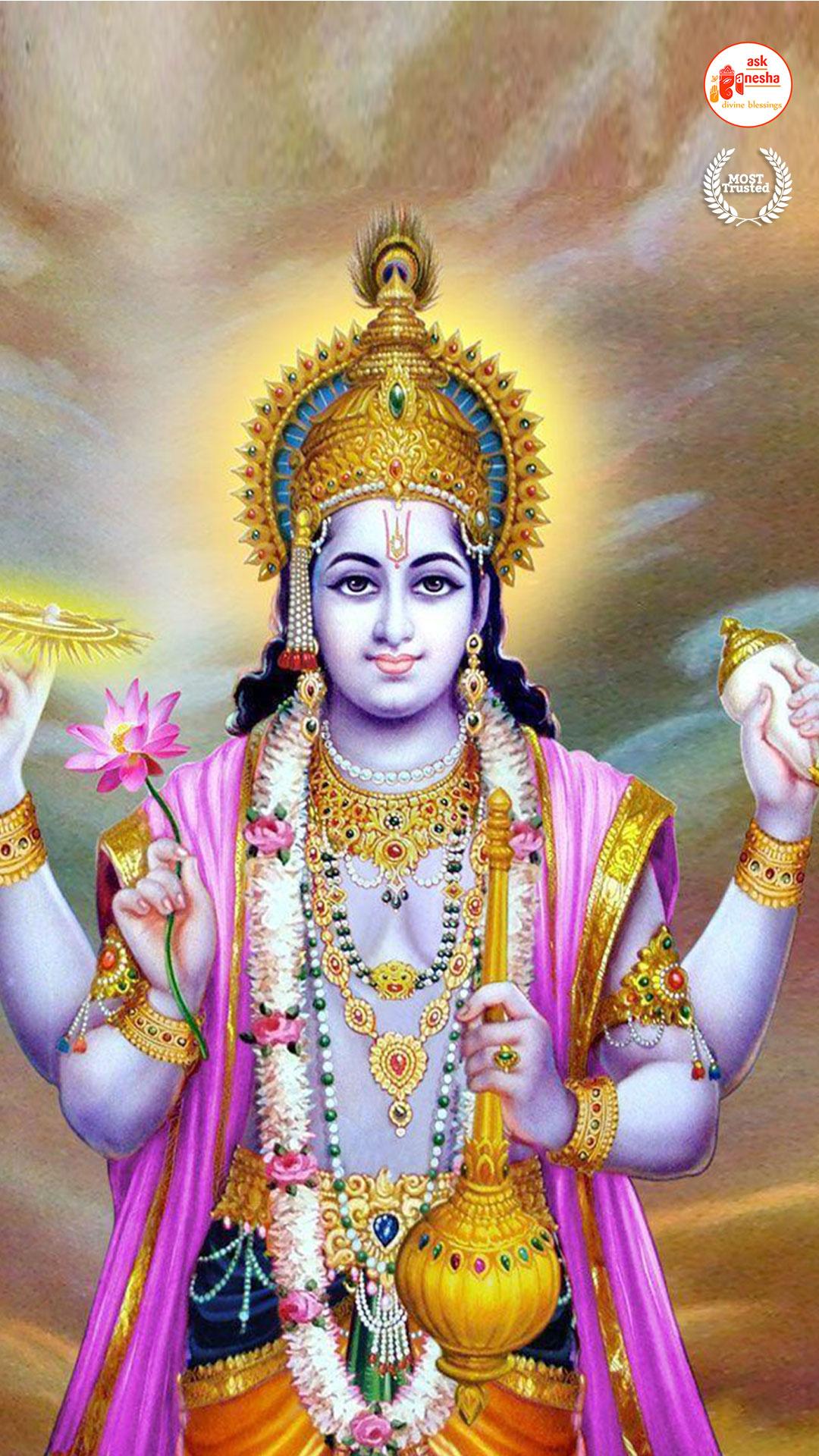 1080x1920 Vishnu Wallpaper [HD]. Download Free Image on Askganesha