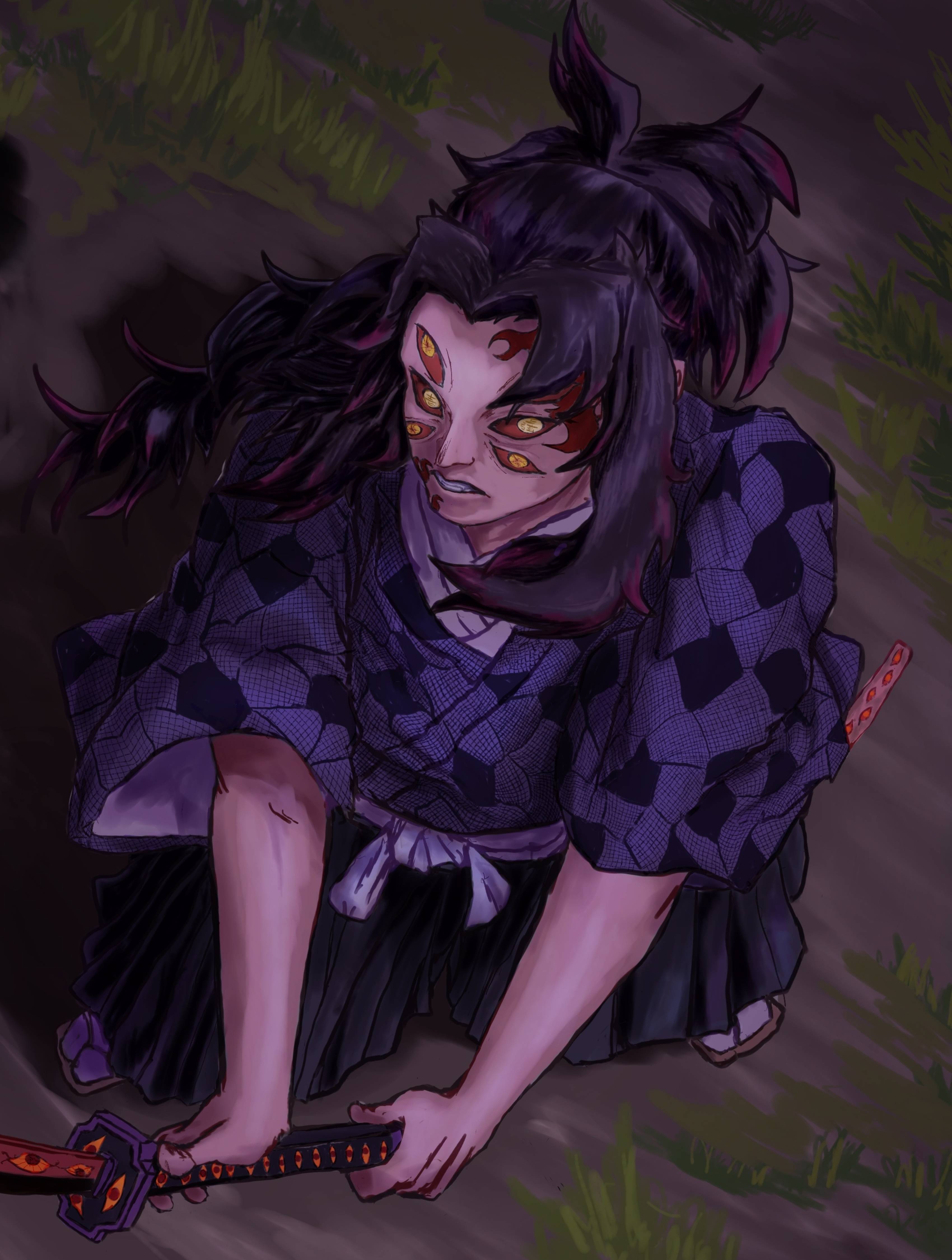 3400x4500 Kokushibou Art Demon Slayer 3400x4500 Resolution Wallpaper, HD Anime 4K Wallpaper, Image, Photo and Background