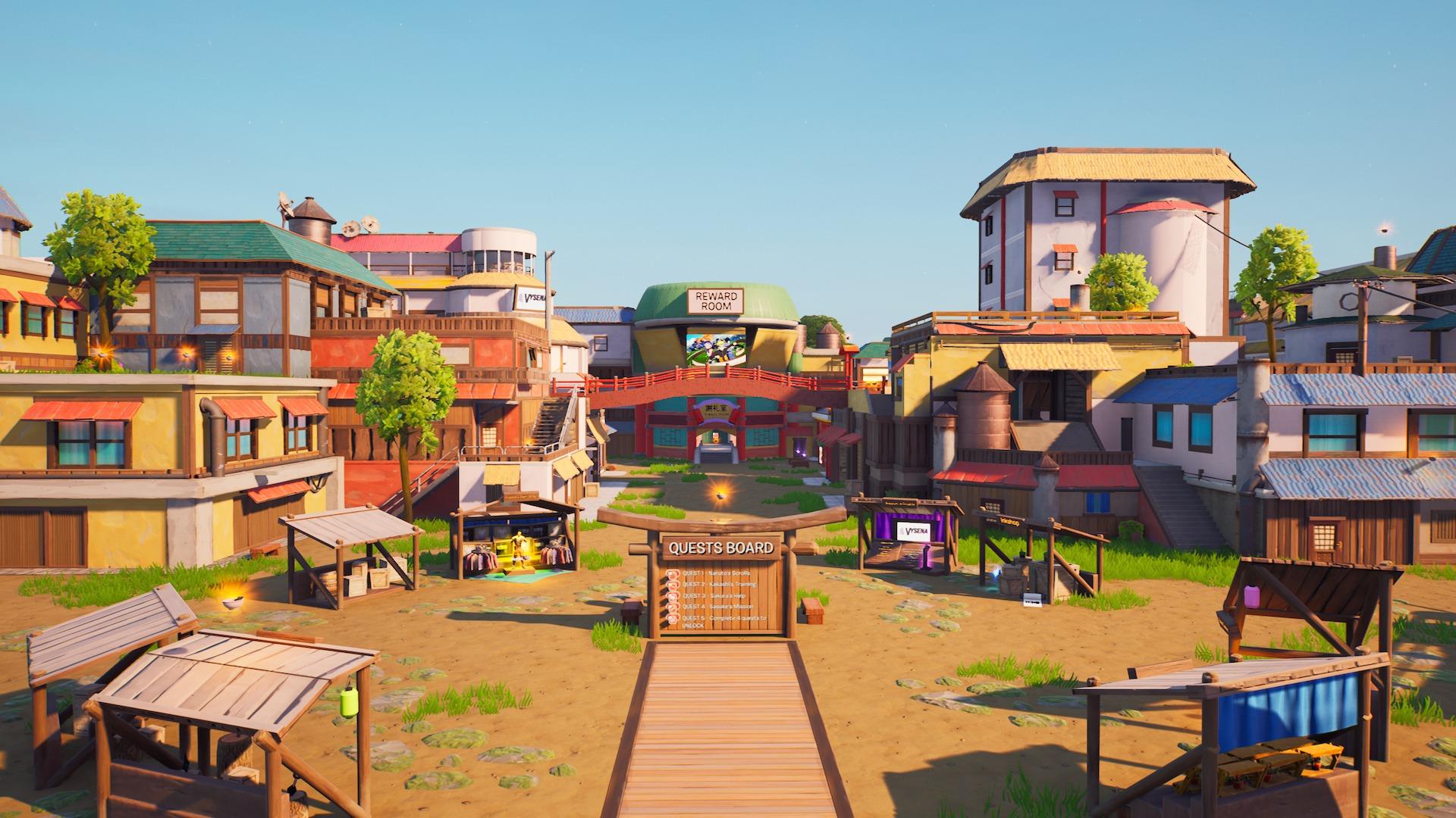 1920x1080 Fortnite Creative the Hidden Leaf Village in this immersive experience built and Walk in the shoes of a Hidden Leaf resident as you
