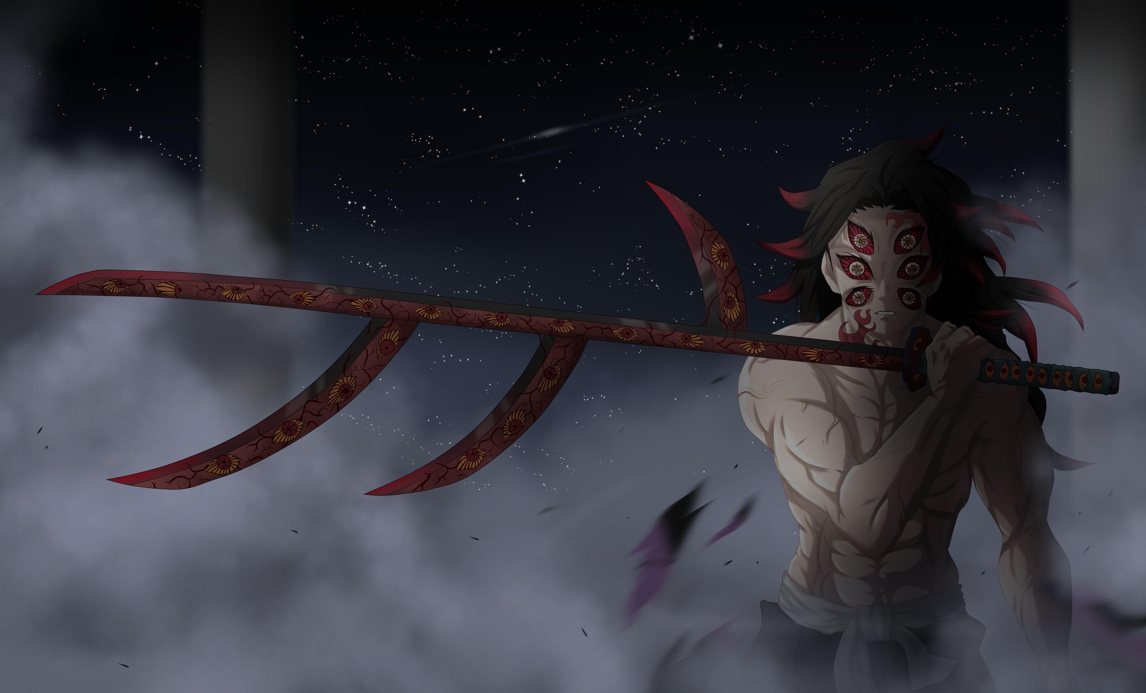 3995x2416 Kokushibo (Demon Slayer) wallpaper for desktop, download free Kokushibo (Demon Slayer) picture and background for PC