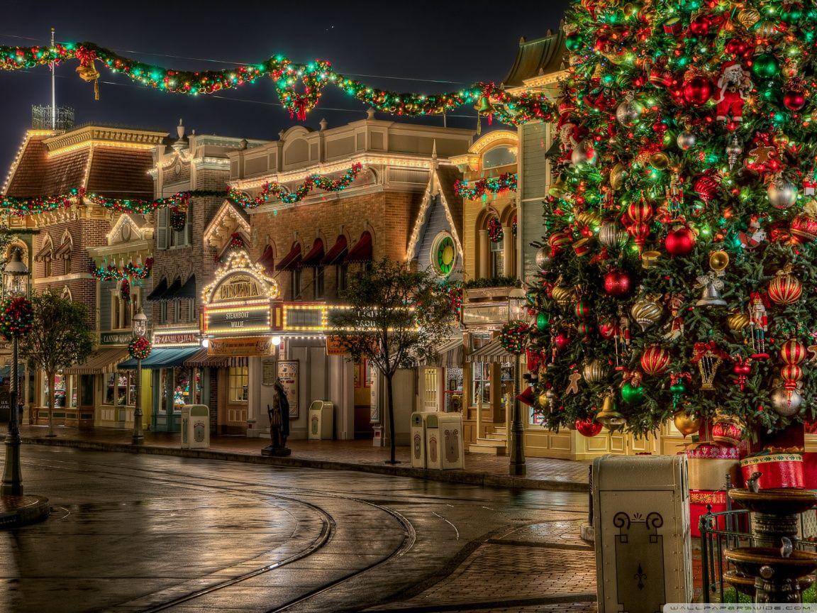 Disneyland Christmas Wallpapers on WallpaperDog