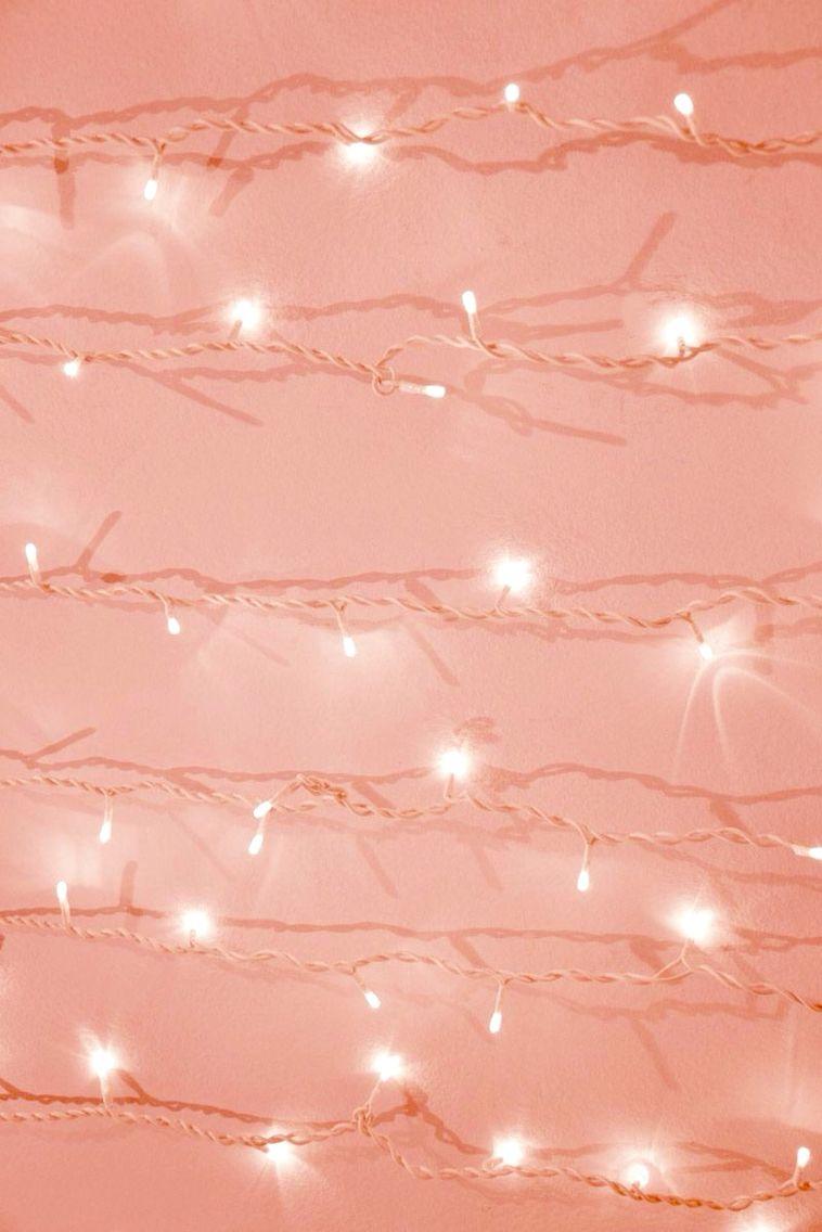 758x1136 Aesthetic Peach Pink Wallpaper