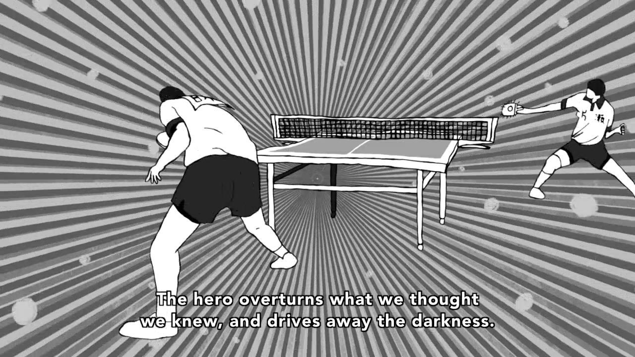Ping Pong the Animation Minimalist Wallpaper by MajorasKeyblade on