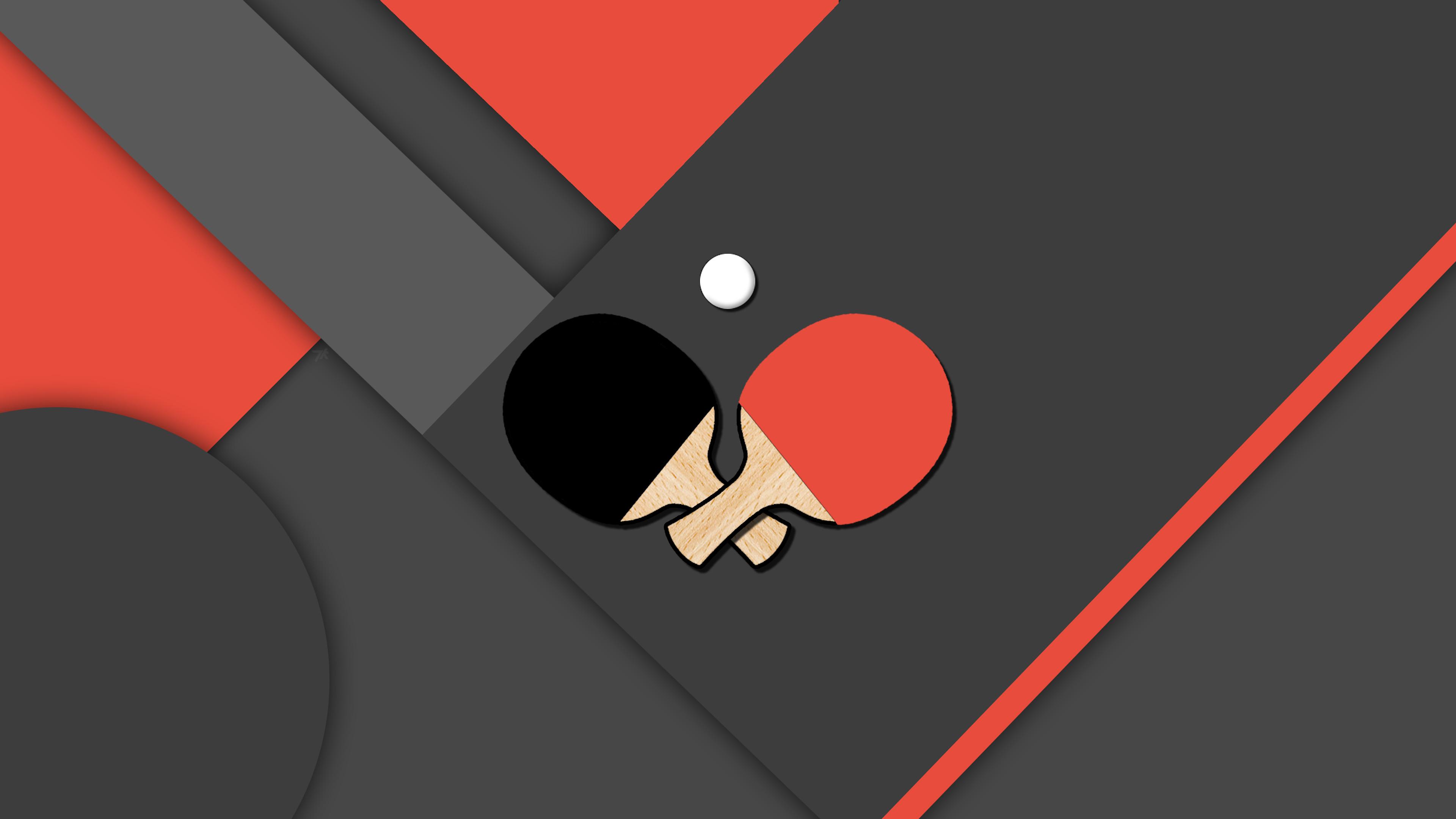 3840x2160 Table Tennis Wallpaper