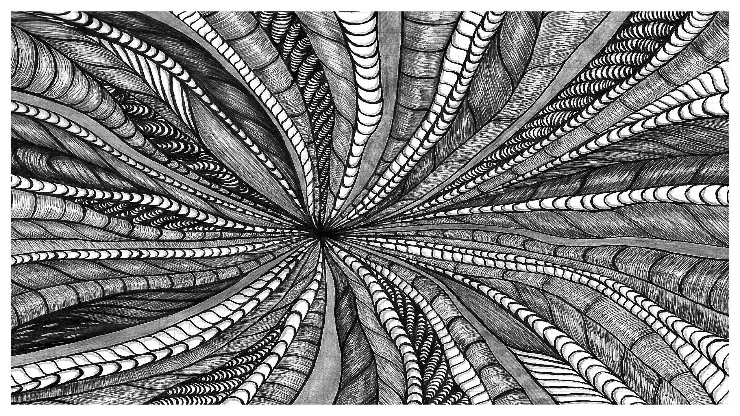 2560x1440 drawing, simple background, shapes, abstract, ink, artwork, line art, pattern, monochrome, pencil drawing Gallery HD Wallpaper