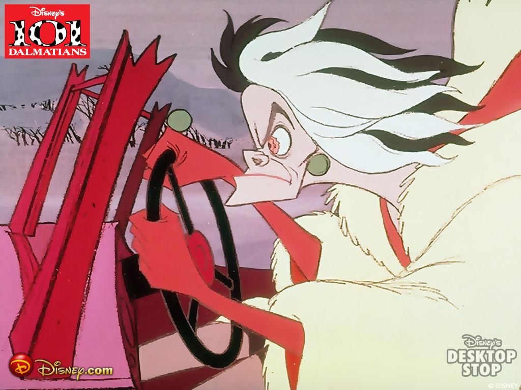 1024x768 Cruella de Vil Wallpaper Dalmatians Wallpaper