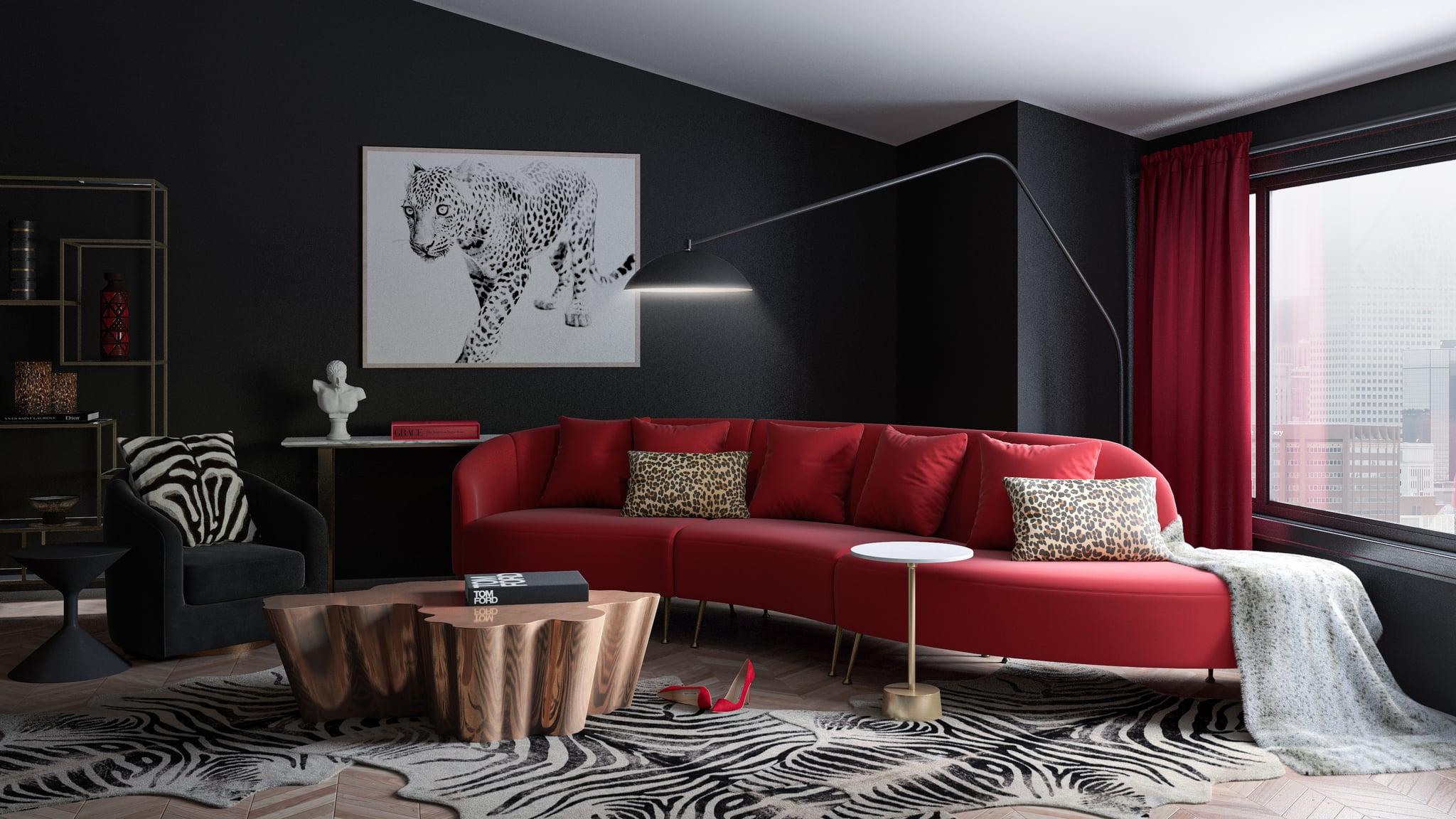 2048x1152 Cruella de Vil From 101 Dalmatians' Living Room. This Is Exactly How Disney Villains Would Decorate Their Homes in 2019
