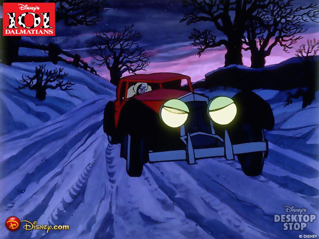 1024x768 Cruella's car DeVil Wallpaper