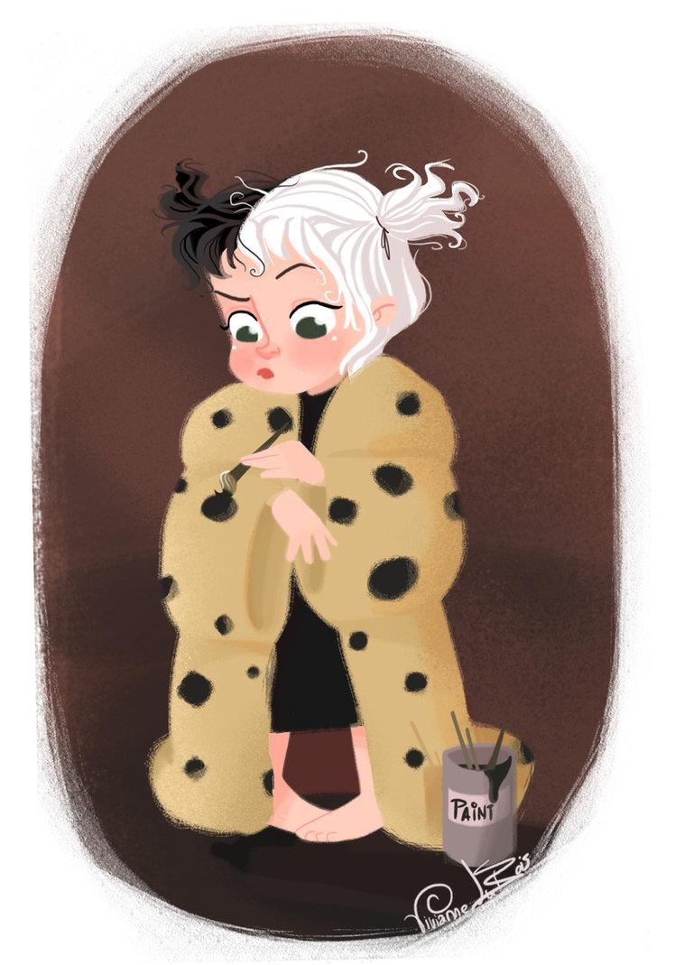 748x1069 little cruella devil Dalmatians Photo