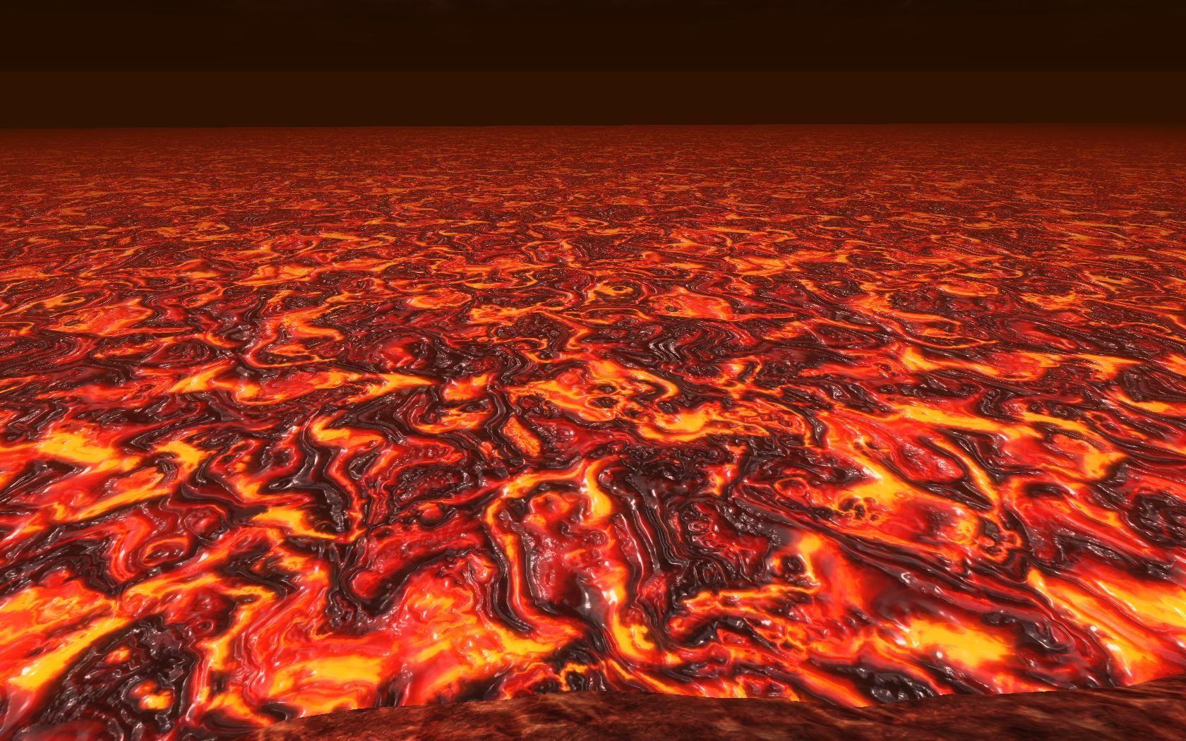 1680x1050 Lava Wallpaper Image