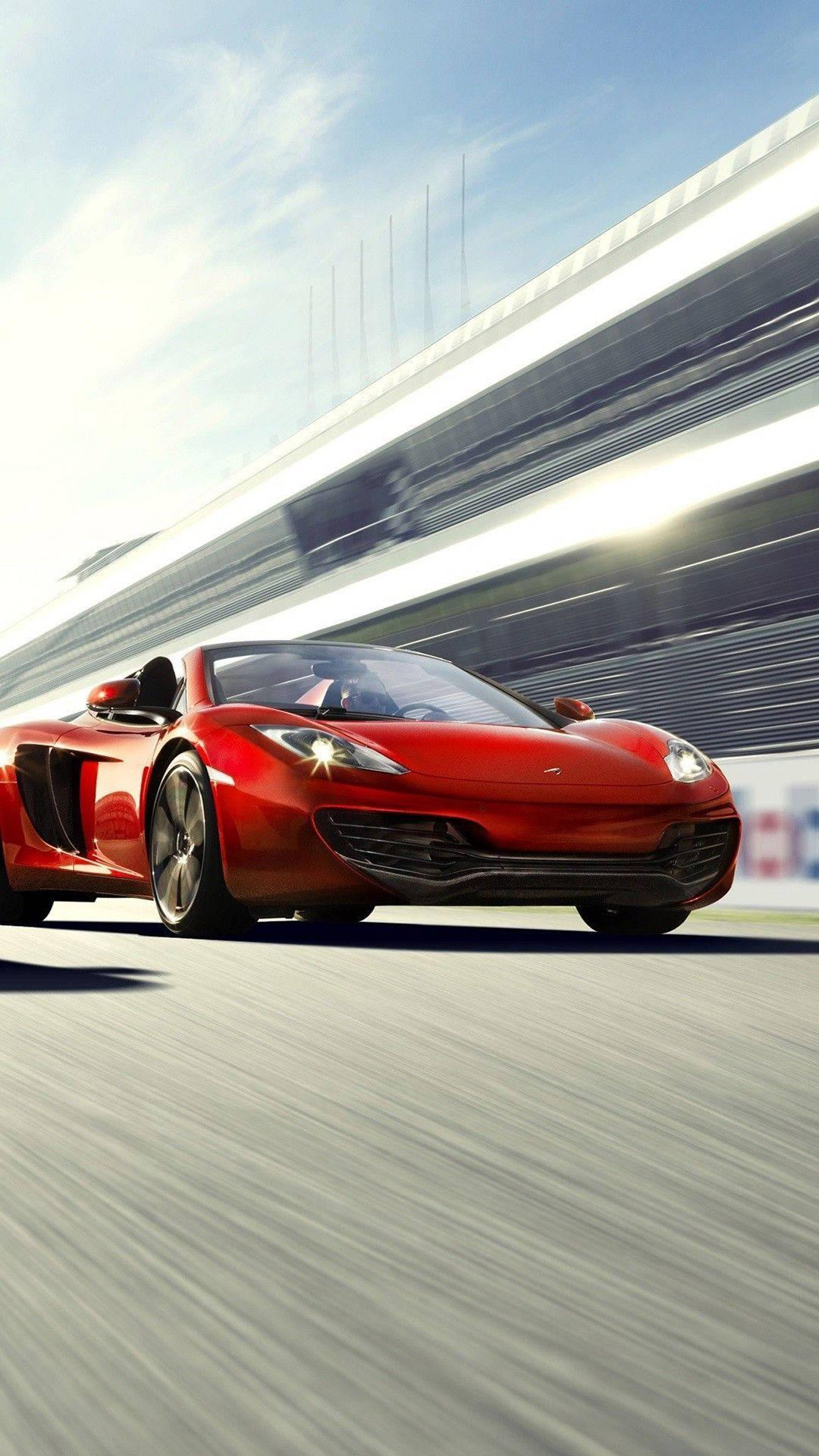 1080x1920 Download Red Mclaren 12c Car iPhone Wallpaper