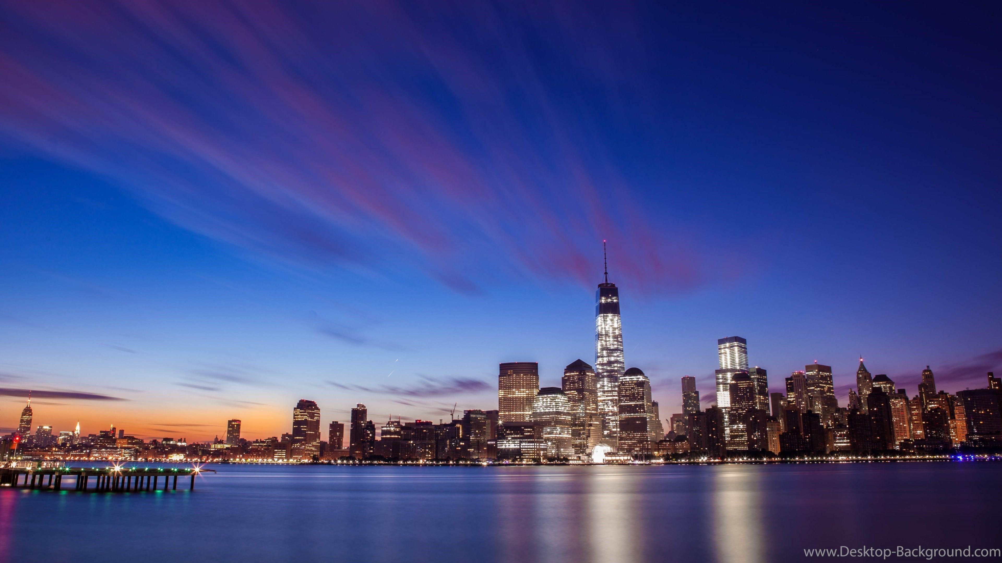 3840x2160 New York City Skyline HD Wallpaper. 4K Wallpaper Desktop Background