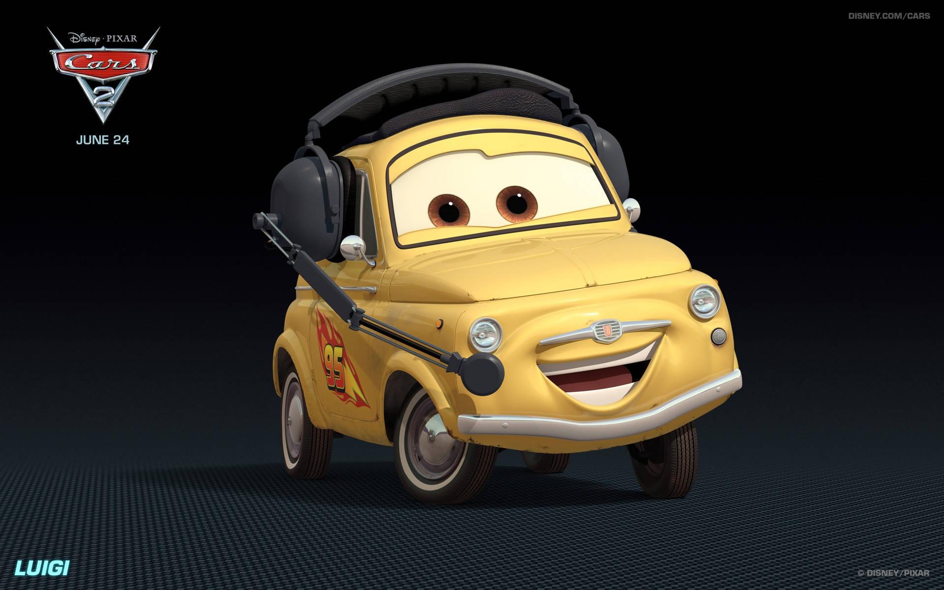 1920x1200 Download Disney Pixar Luigi Cars 2 Wallpaper