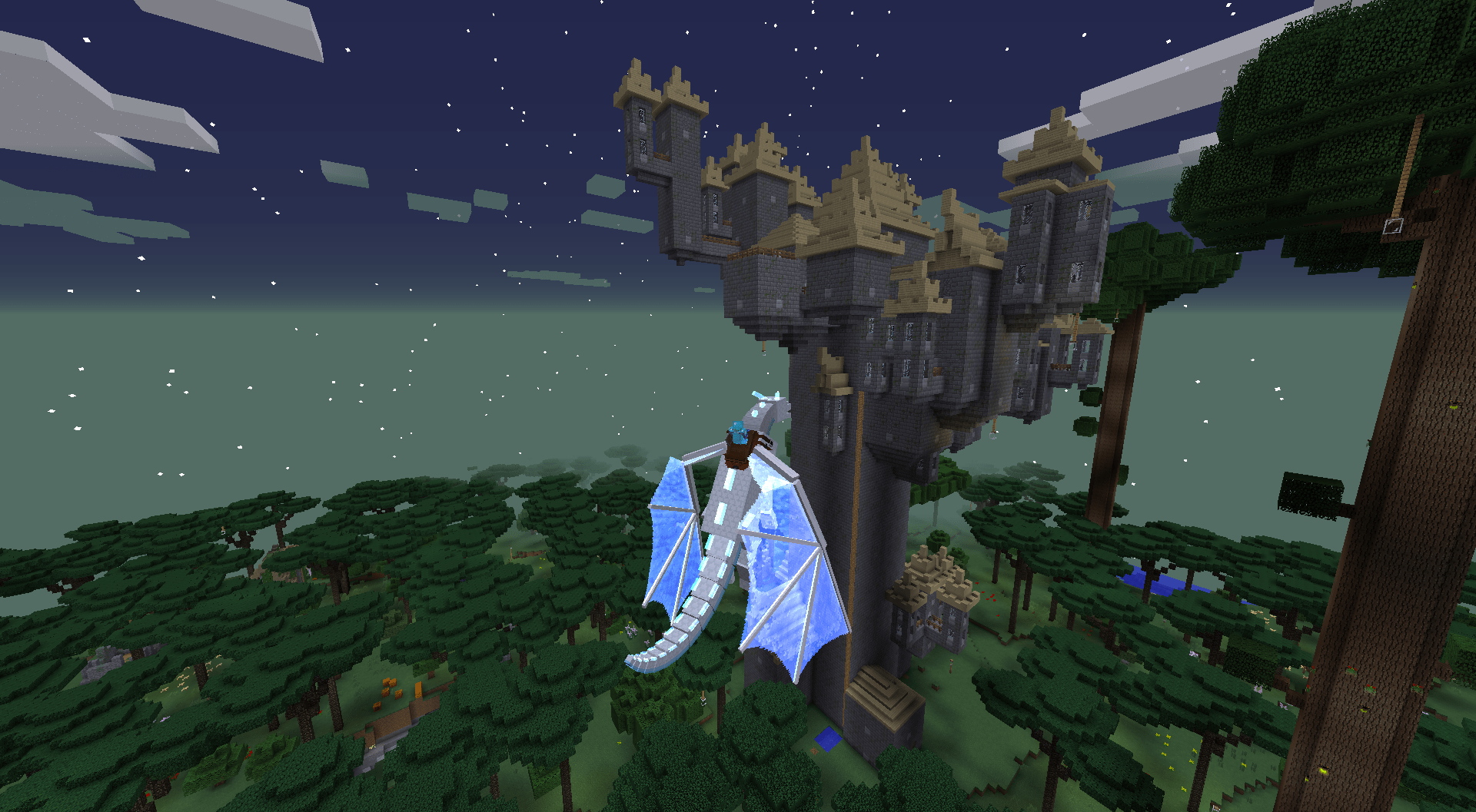 1920x1057 Minecraft Twilight Forest Wallpaper:1920x1057