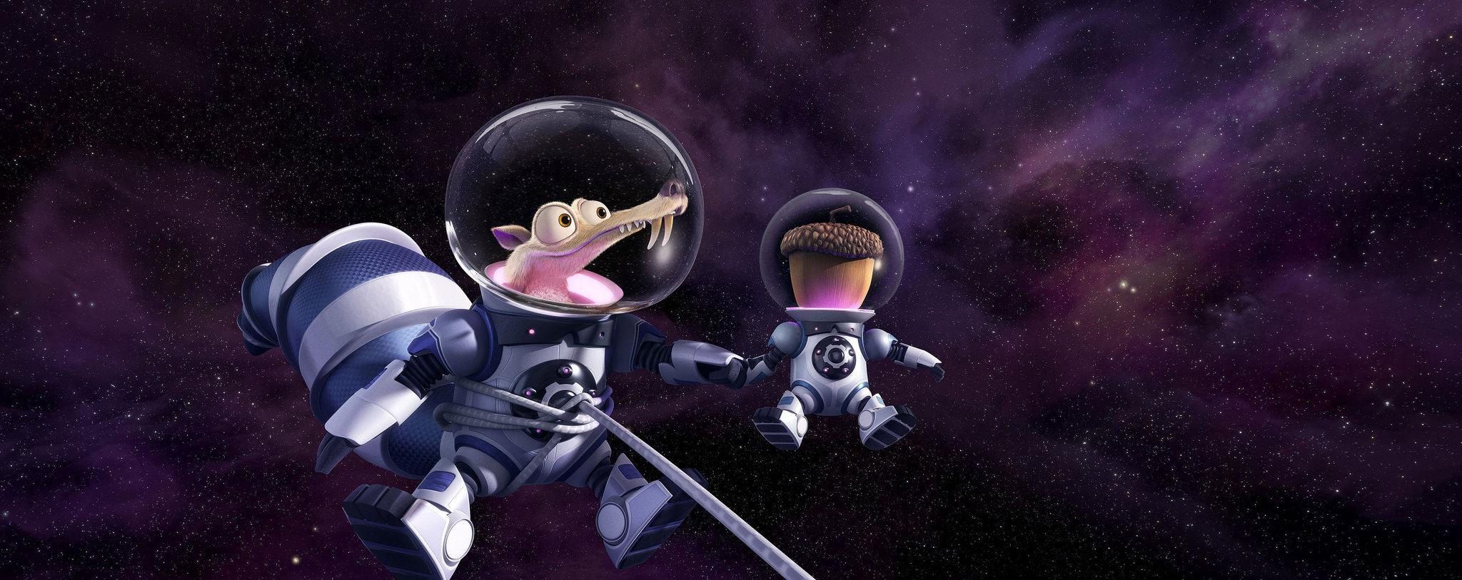 2048x813 Review: In 'Ice Age: Collision Course, ' a Squirrel Reorders the Universe