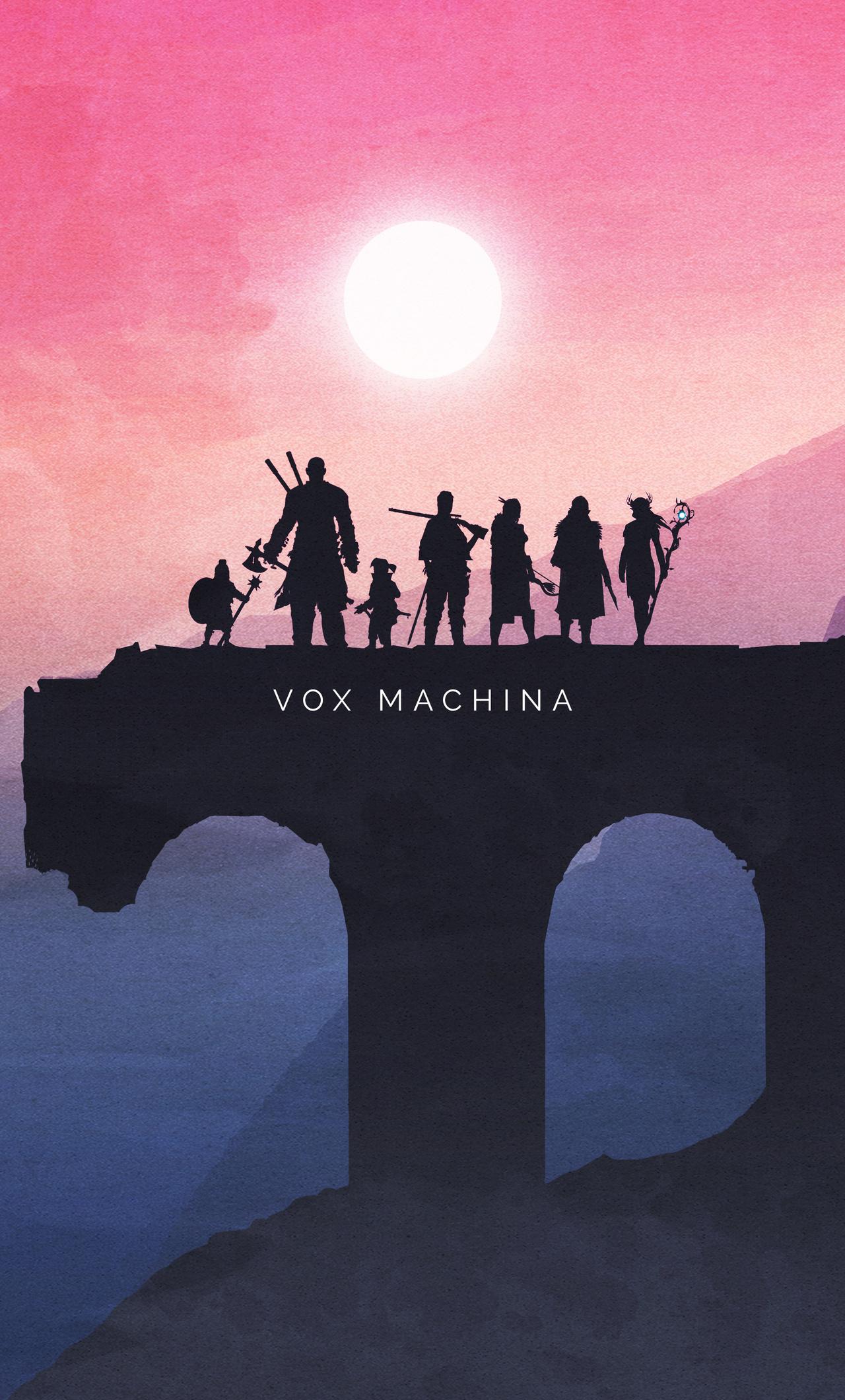 1280x2120 Vox Machina Wallpaper