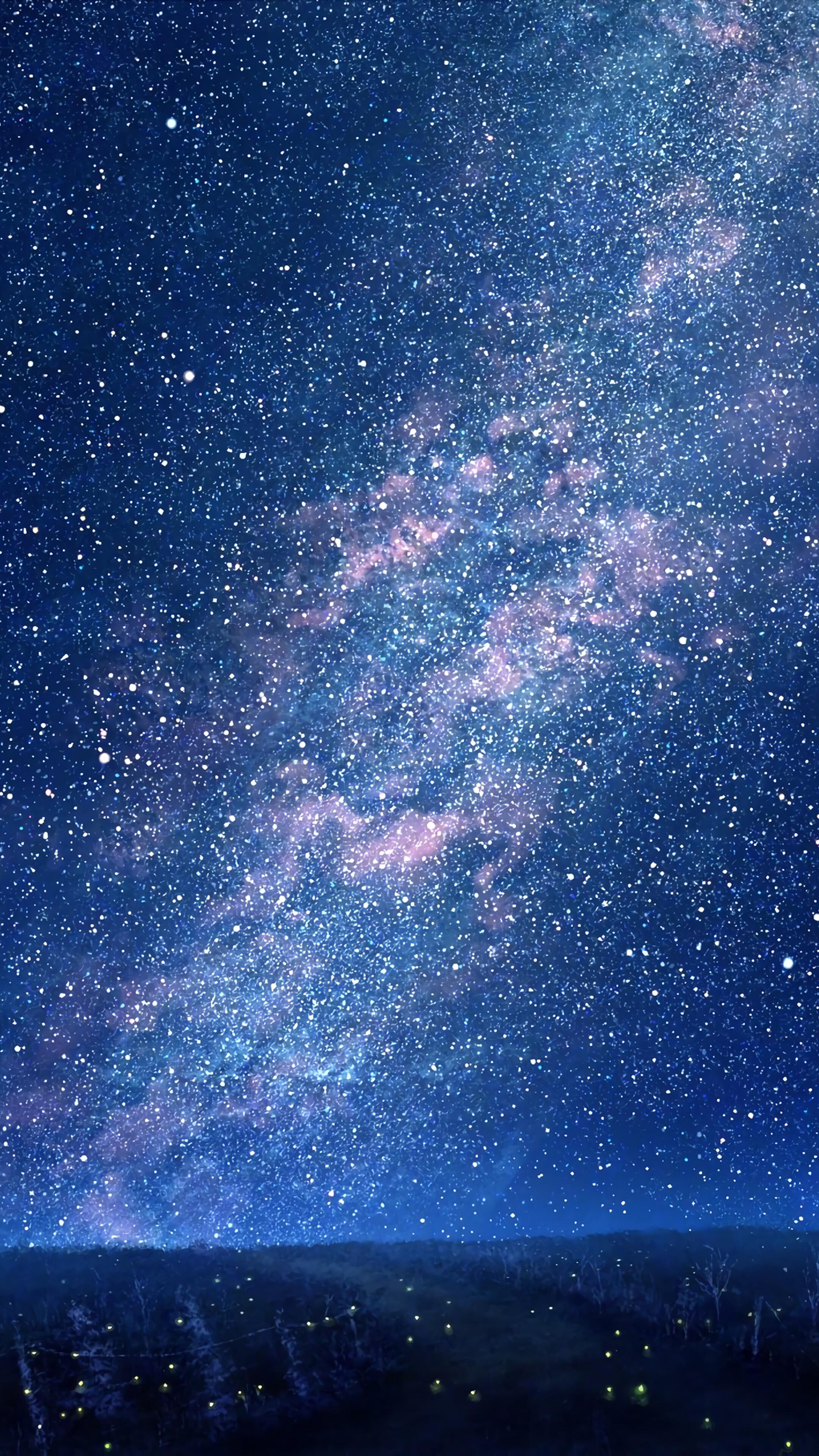 2160x3840 Night, Sky, Stars, Scenery, Milky Way, 4k Gallery HD Wallpaper