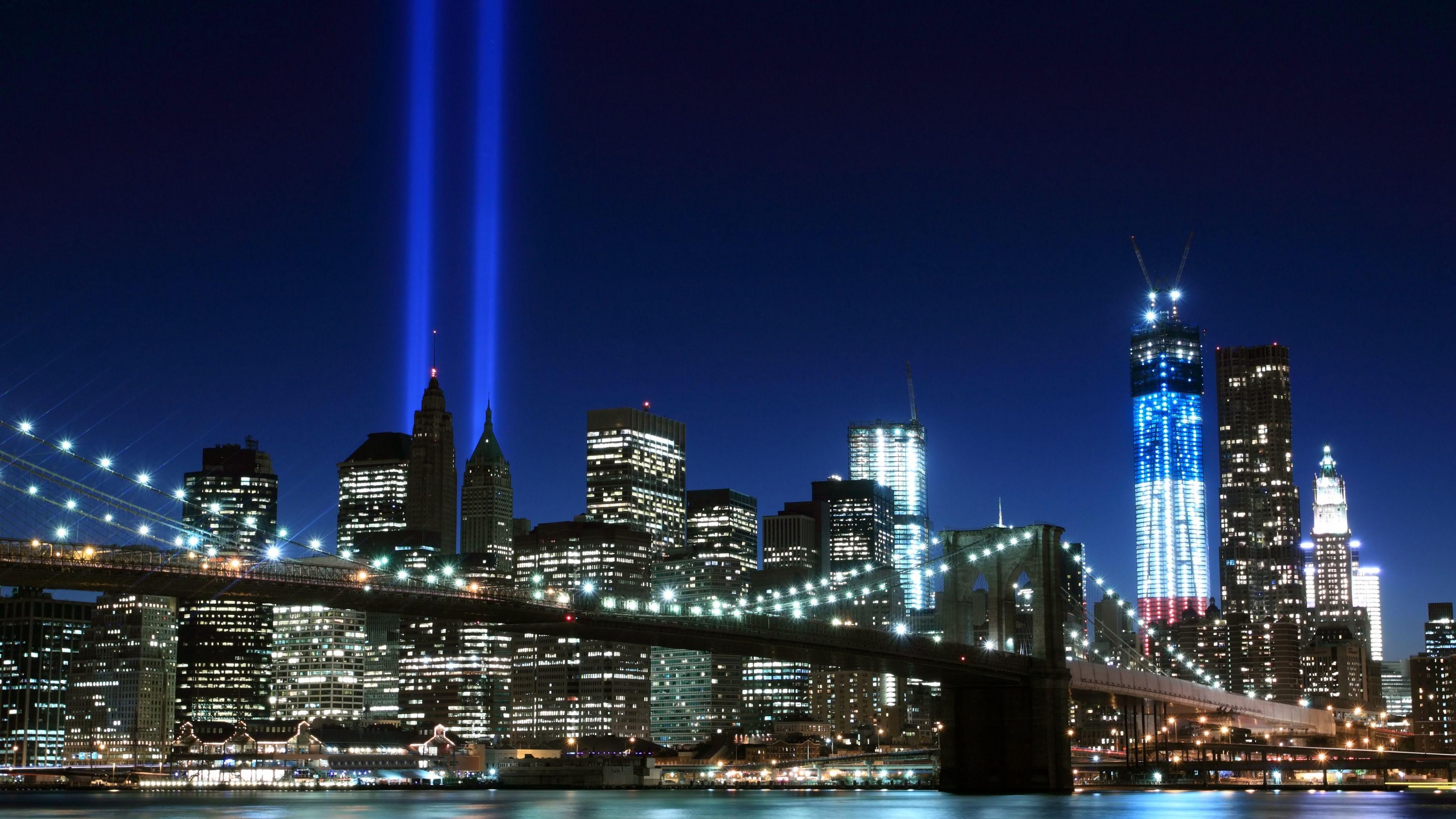 3840x2160 Download wallpaper 3840x2160 brooklyn bridge, new york city, nyc