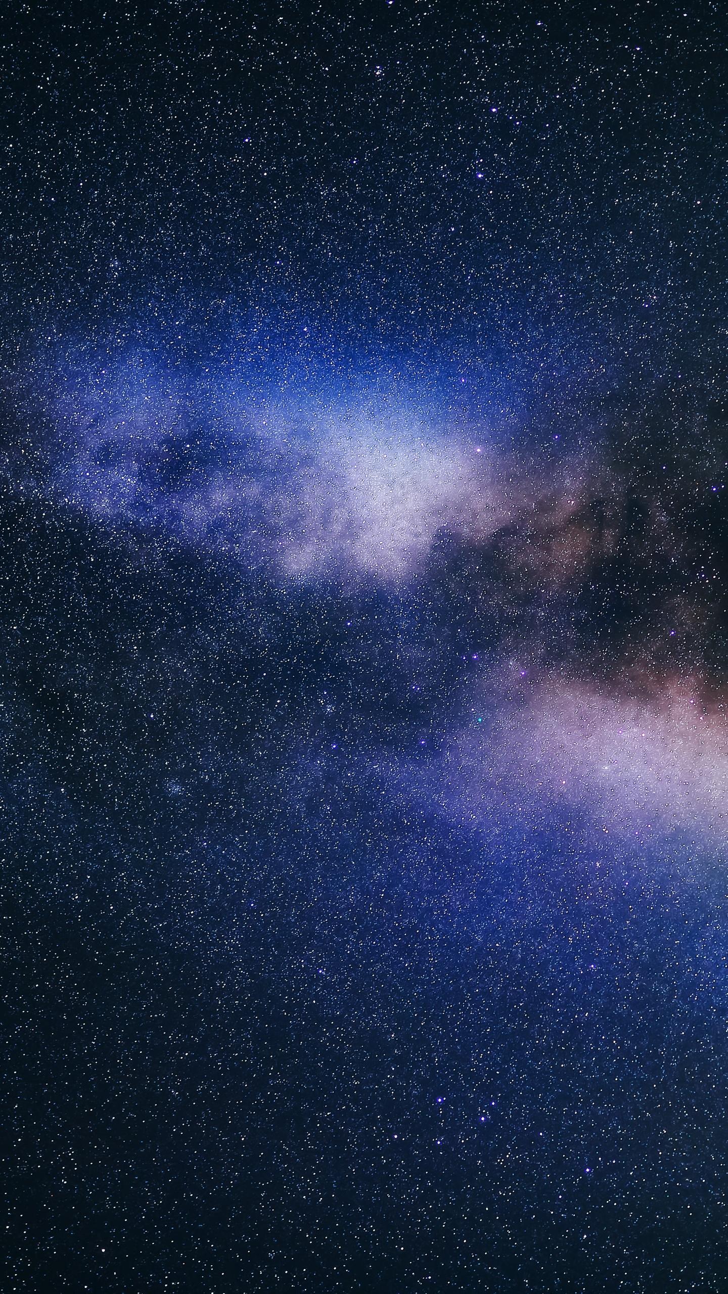1440x2560 Milky Way Wallpaper 4K, Galaxy, Starry sky, Space