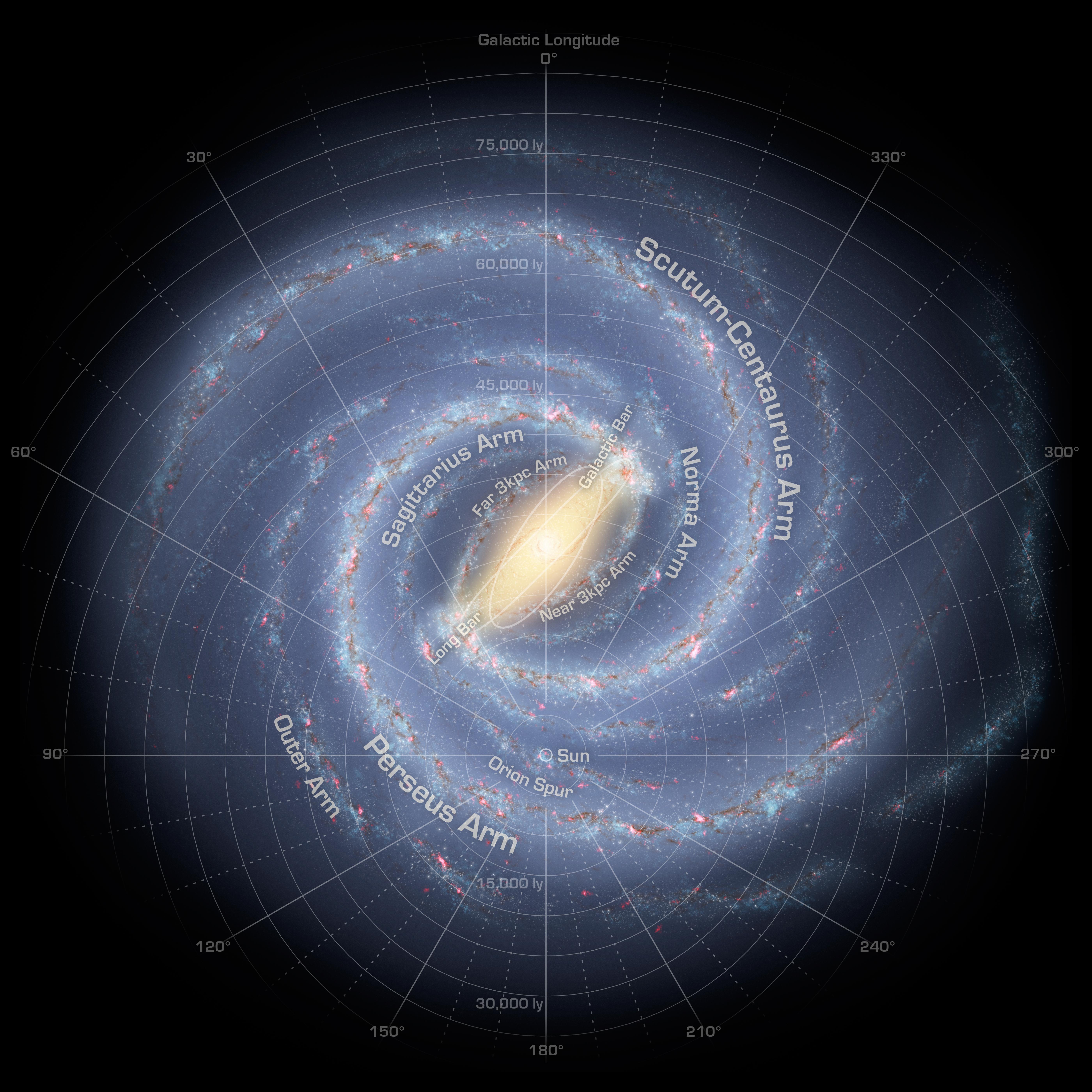 5600x5600 The Milky Way Galaxy. NASA Solar System Exploration