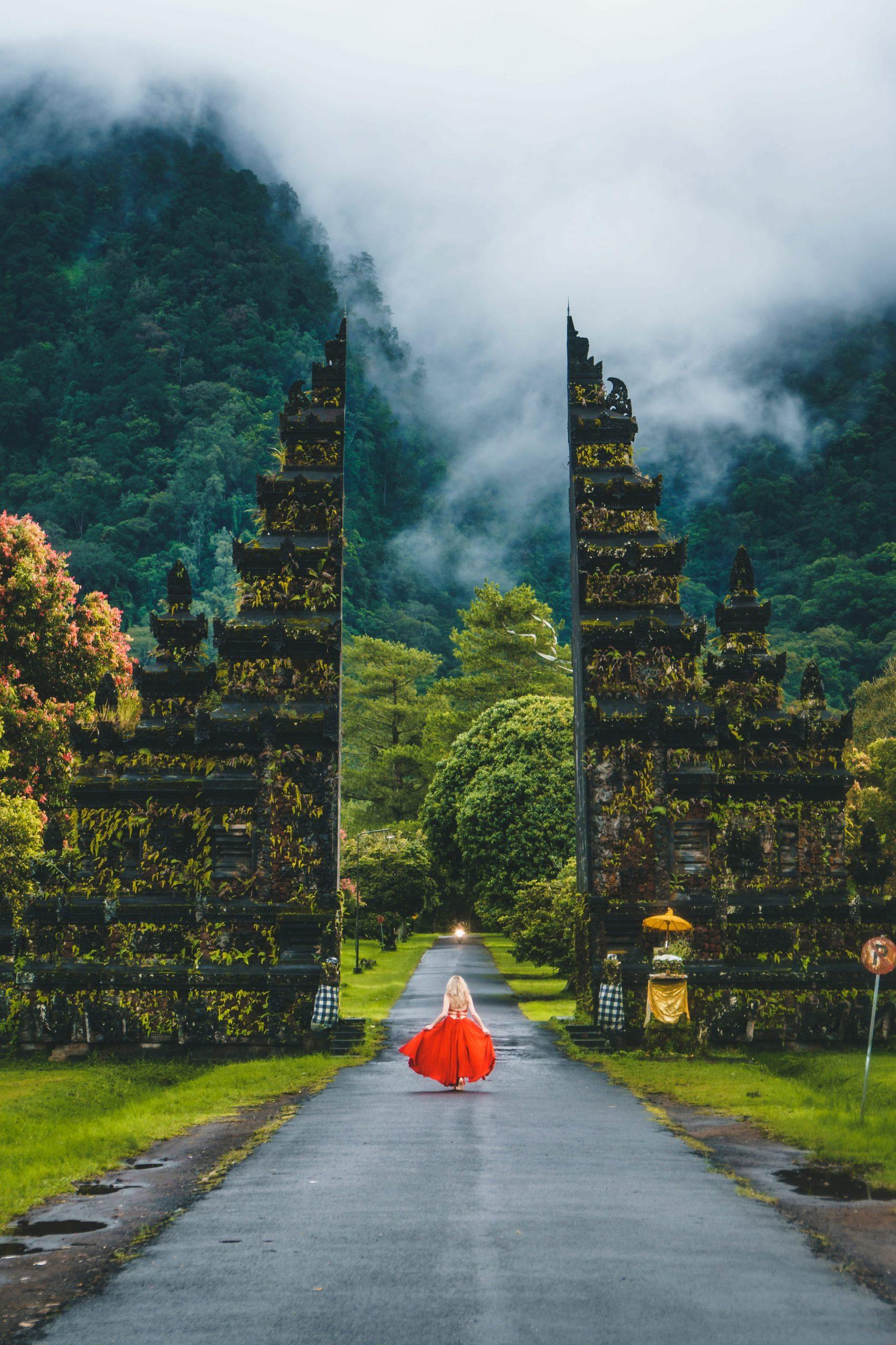 1707x2560 Wallpaper Woman Walking On Pathway, Travel, Outdoors, Girl