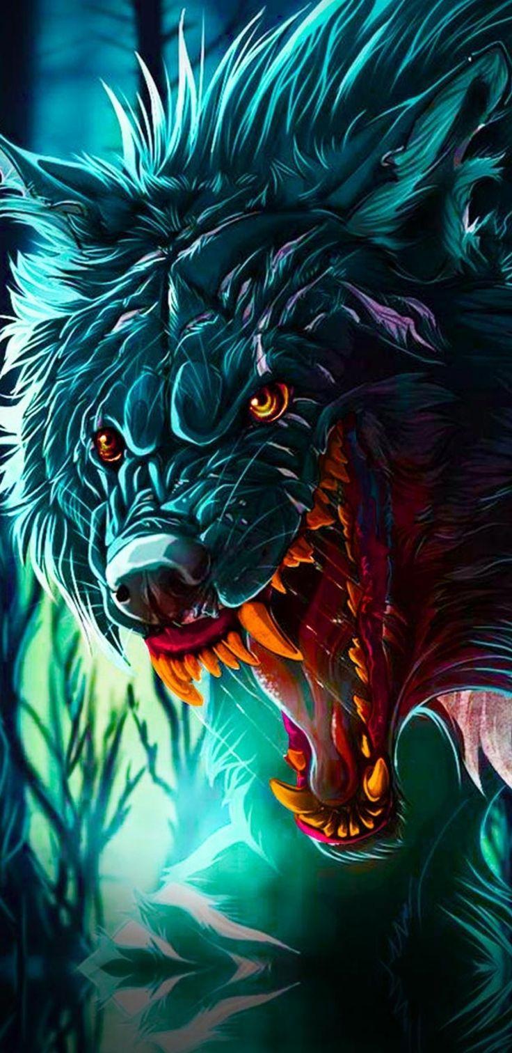 736x1512 Wolf Wallpaper. Beast wallpaper, Wolf photography, Werewolf art