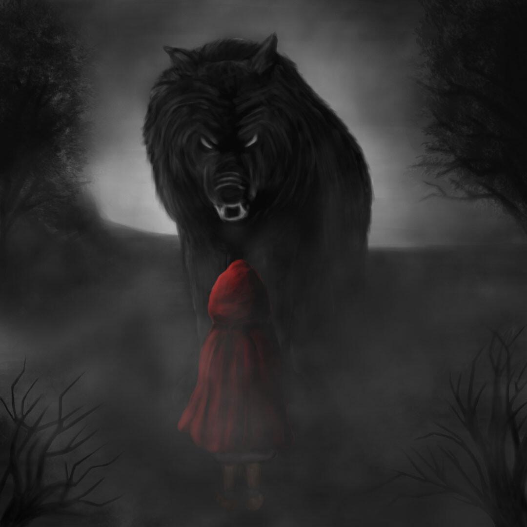 1080x1080 Little red riding hood and the big bad wolf