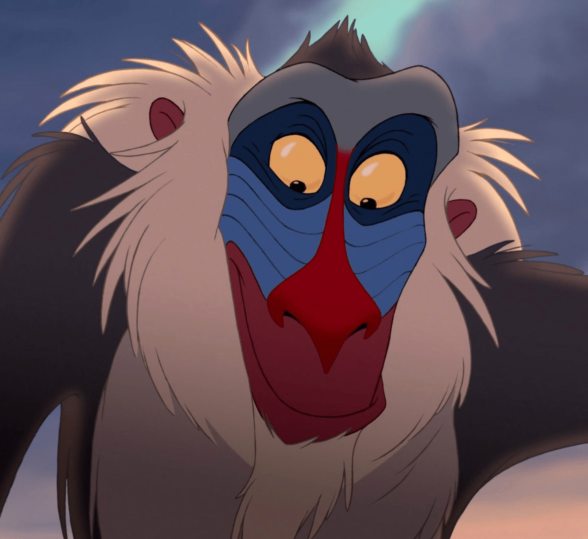1177x1080 Rafiki. The Lion King