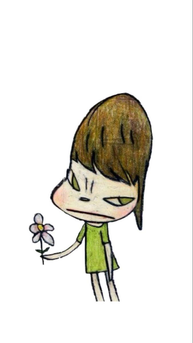 676x1200 yoshitomo nara wallpaper. Cute drawings, Cute art, Funky art