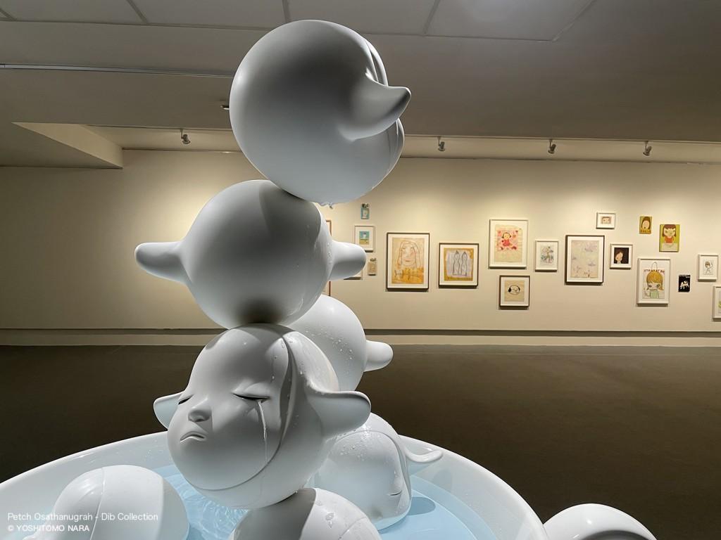 1024x768 Taiwan's President Peeks At Nara Yoshitomo's Heartwarming Show. Taiwan News 03 11 21:04:00